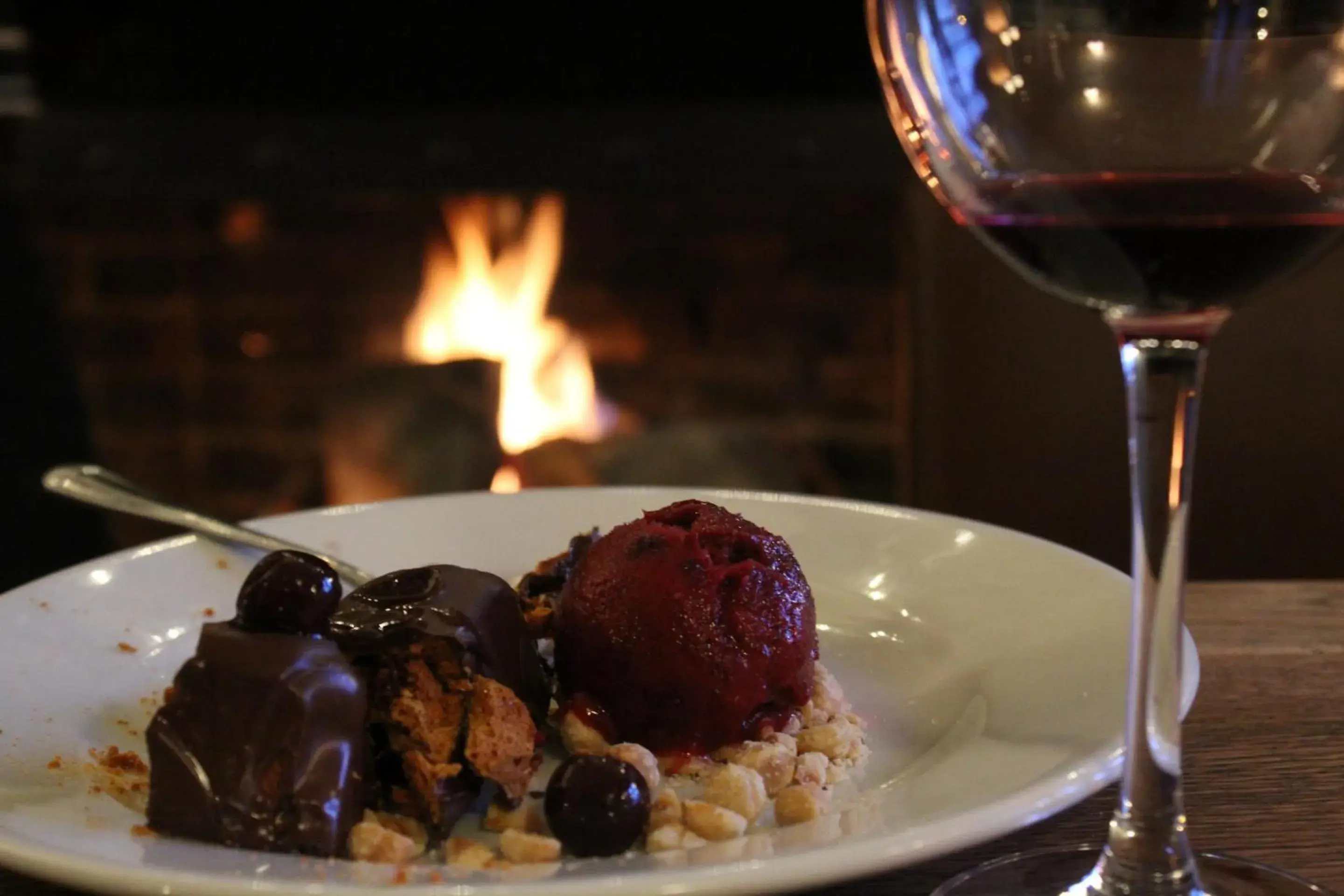 Food and drinks in The Dog & Gun Inn Food and drinks in The Dog & Gun Inn