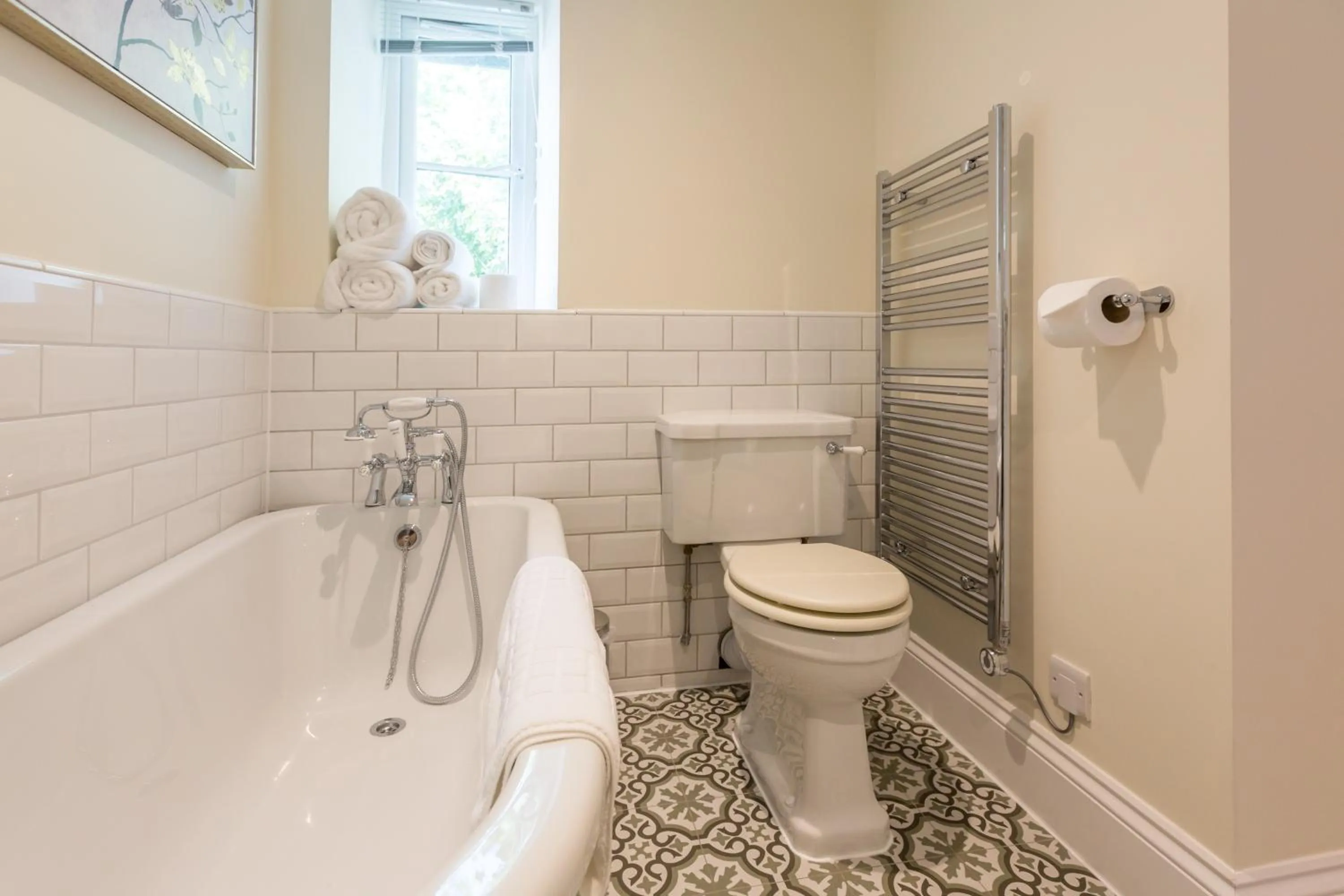 Bathroom in The Dog & Gun Inn