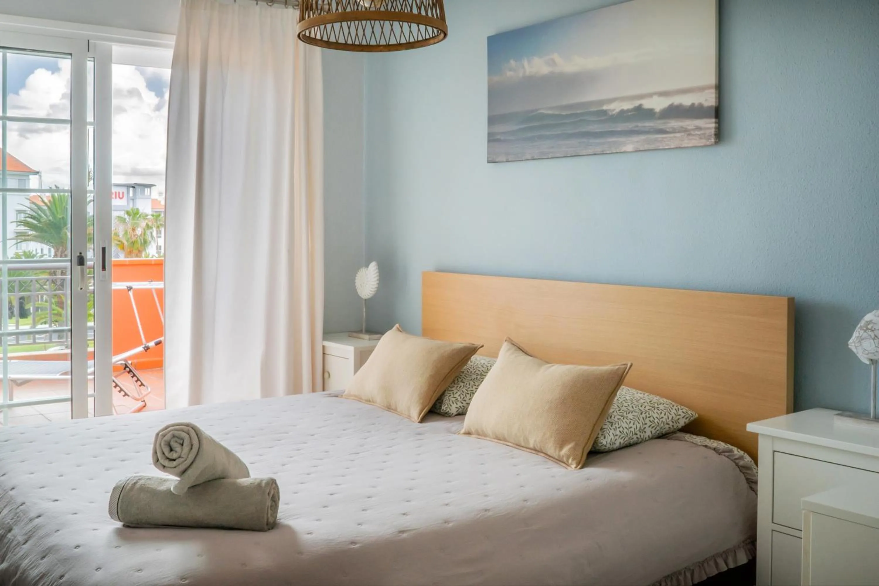 Bed in El Veril del Duque Apartment