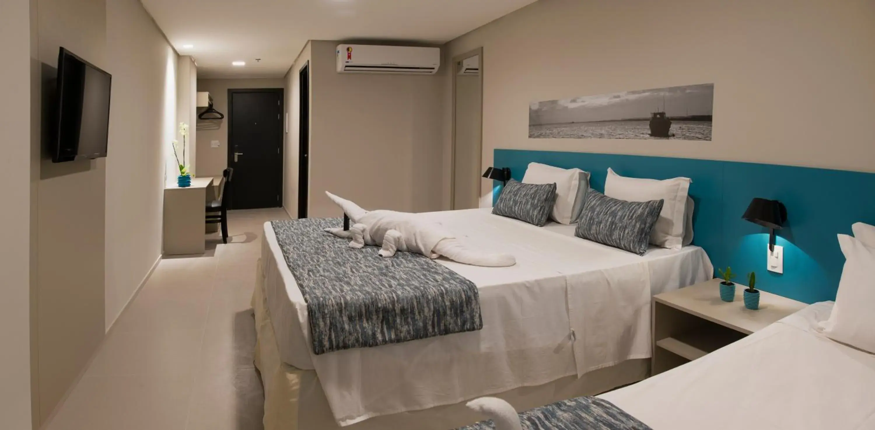 Photo of the whole room, Bed in Acqua Suítes Maceió Photo of the whole room, Bed in Acqua Suítes Maceió