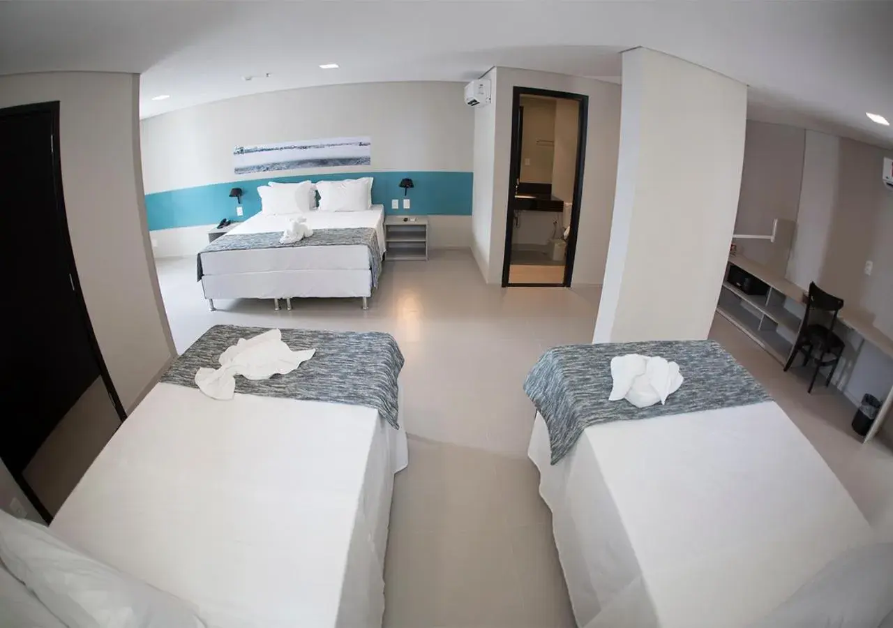 Bed in Acqua Suítes Maceió Bed in Acqua Suítes Maceió