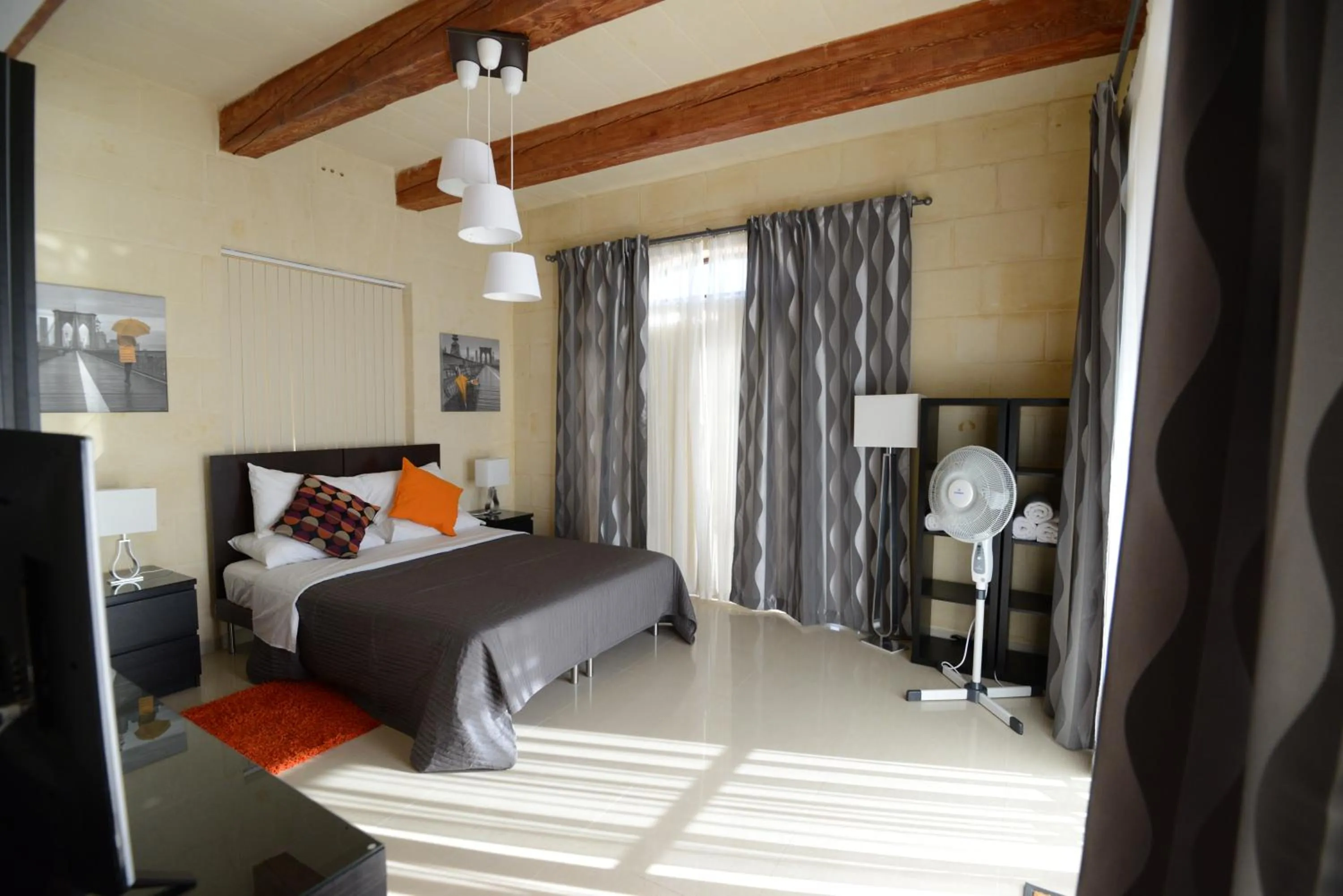 Bedroom, Bed in Il-Bukkett B&B