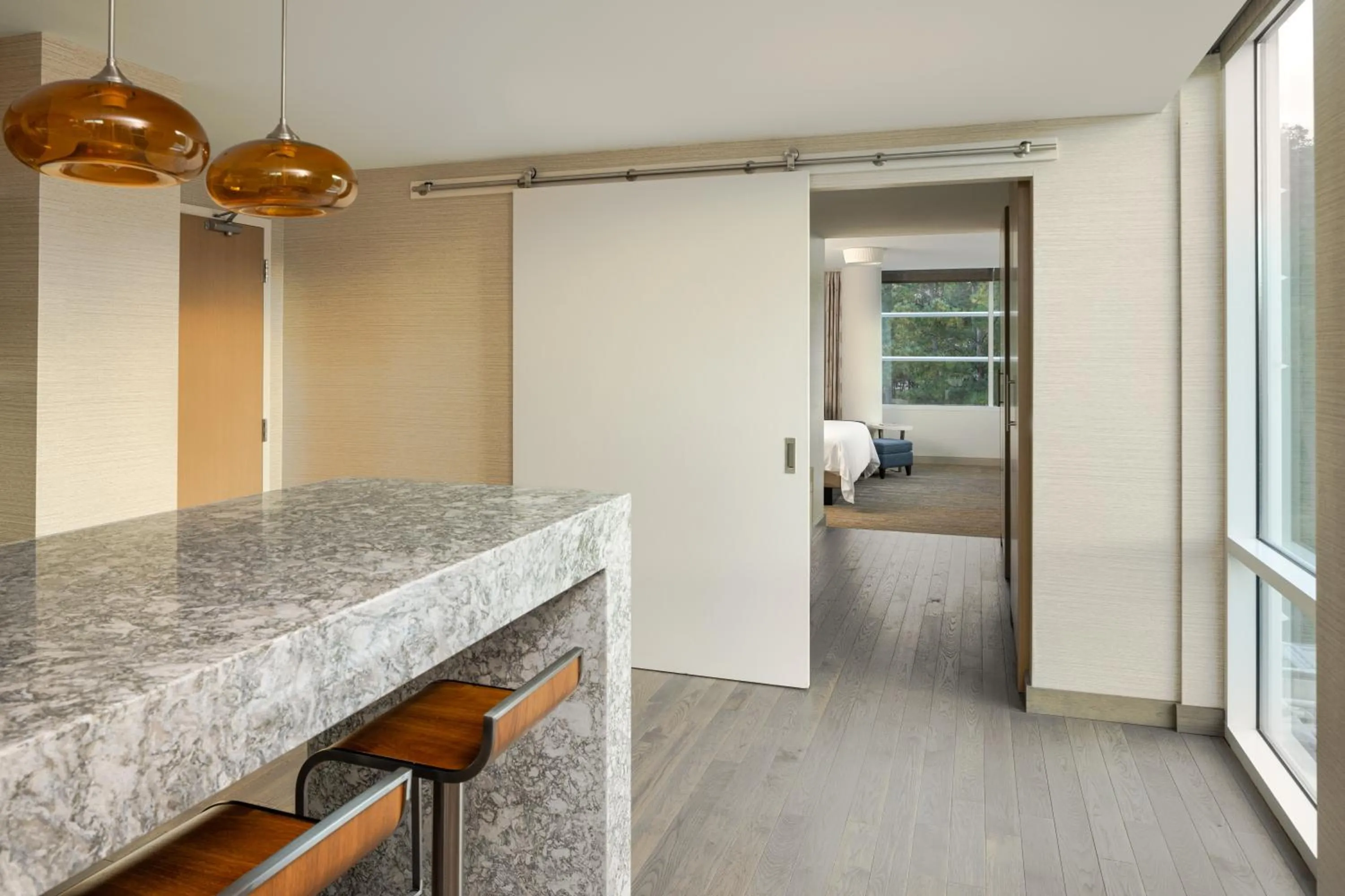 Kitchen or kitchenette in JB Duke Hotel