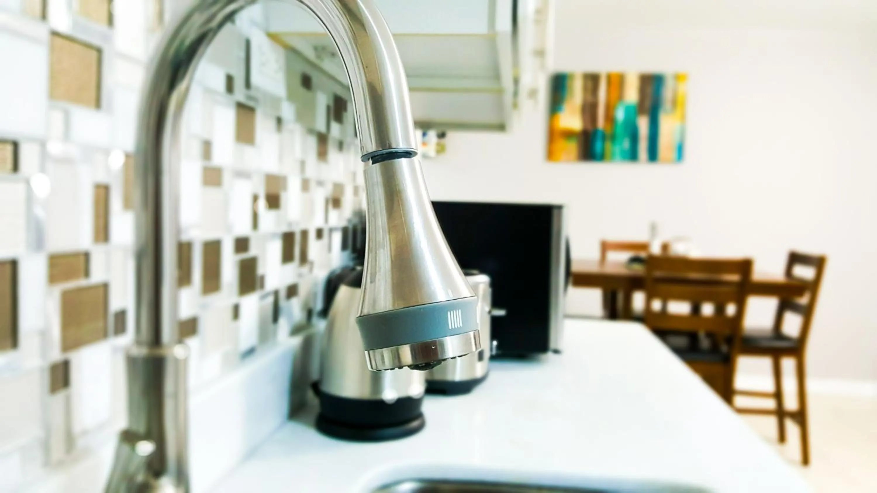 Kitchen or kitchenette in New Kingston Guest Apartments @ Donhead