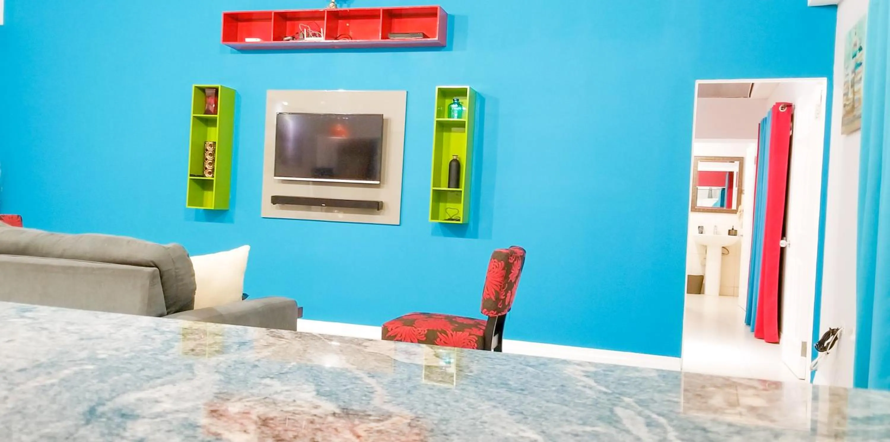 Living room in New Kingston Guest Apartments @ Donhead