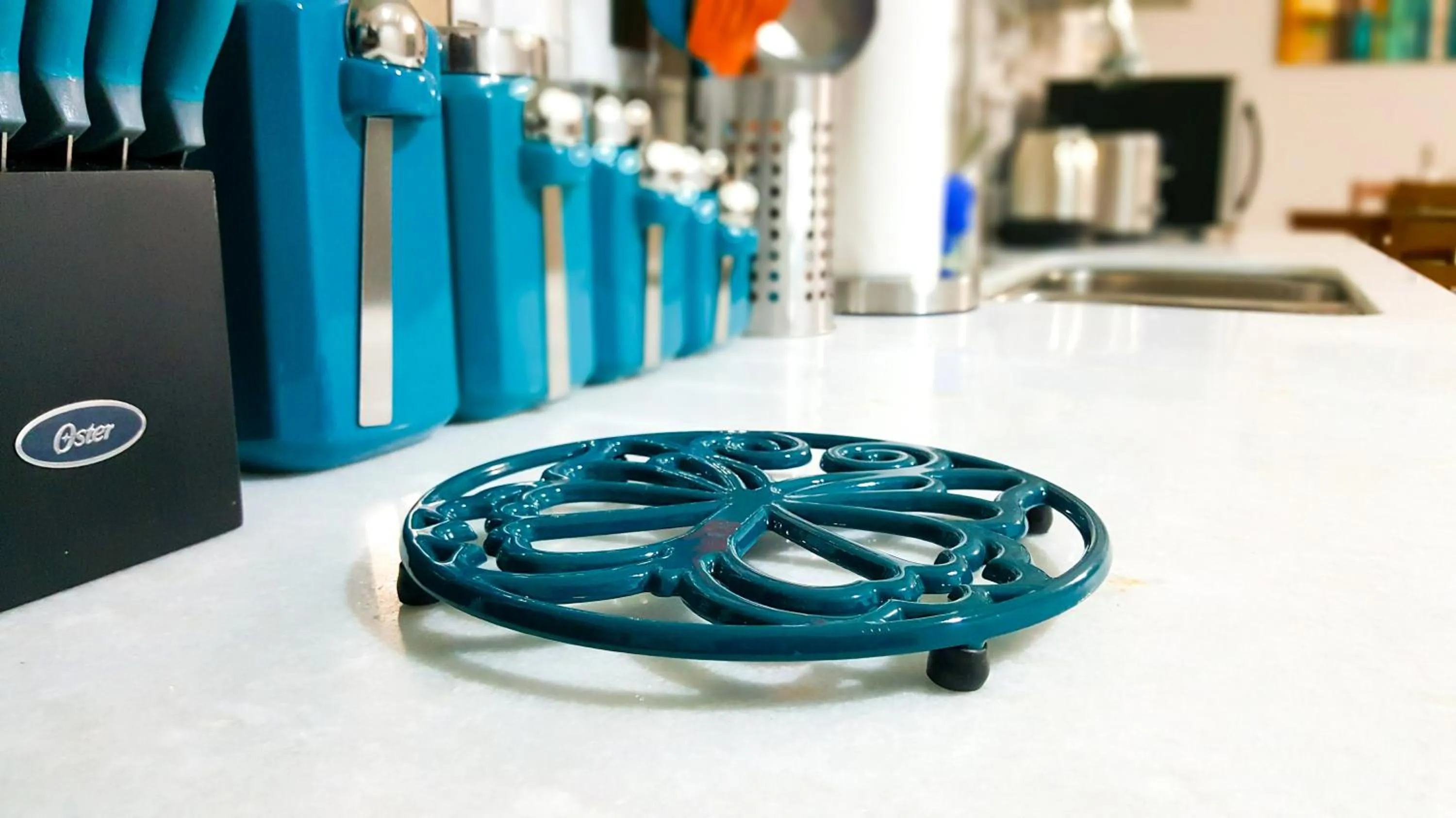 Kitchen or kitchenette in New Kingston Guest Apartments @ Donhead