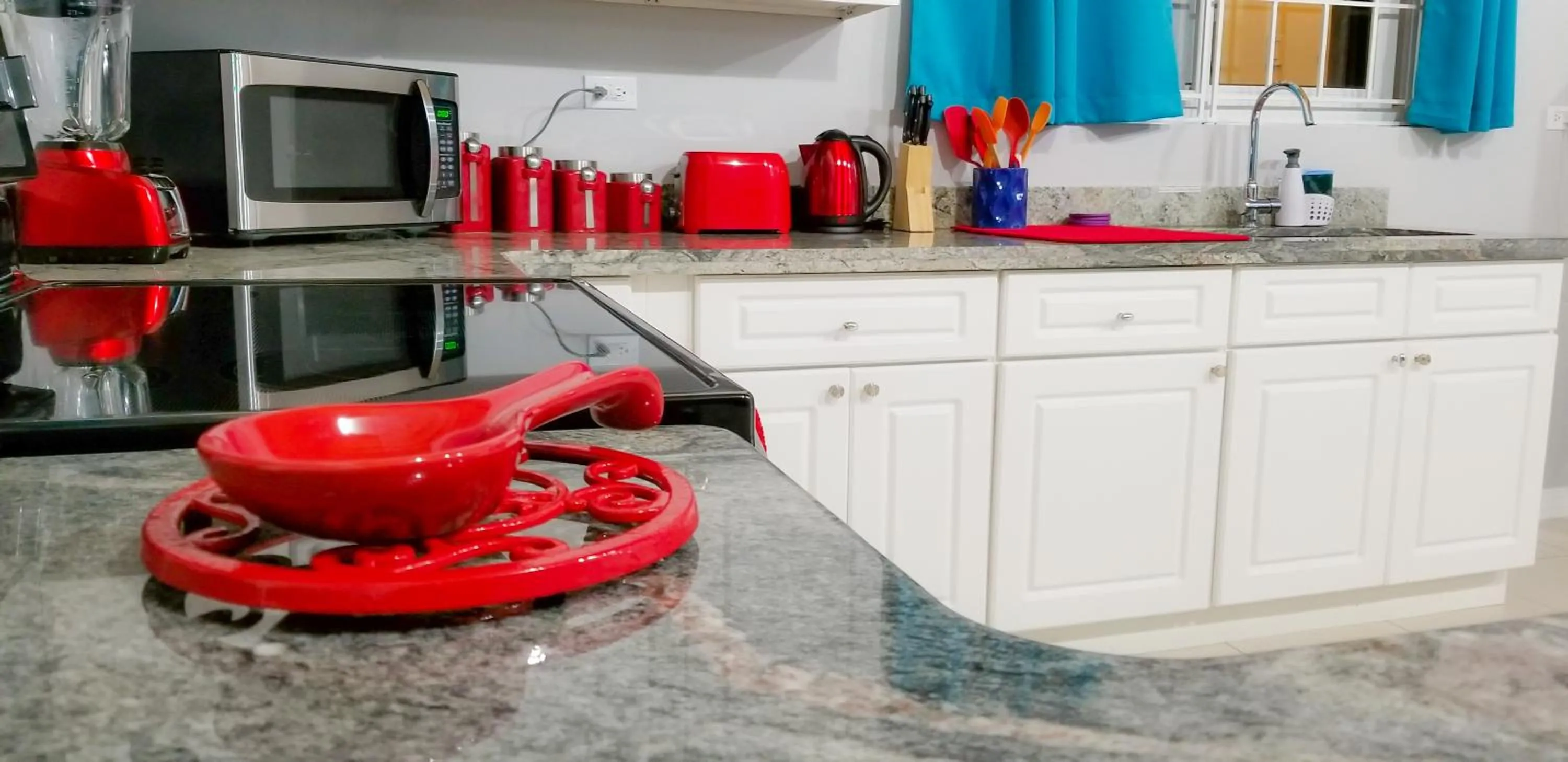 Kitchen or kitchenette in New Kingston Guest Apartments @ Donhead