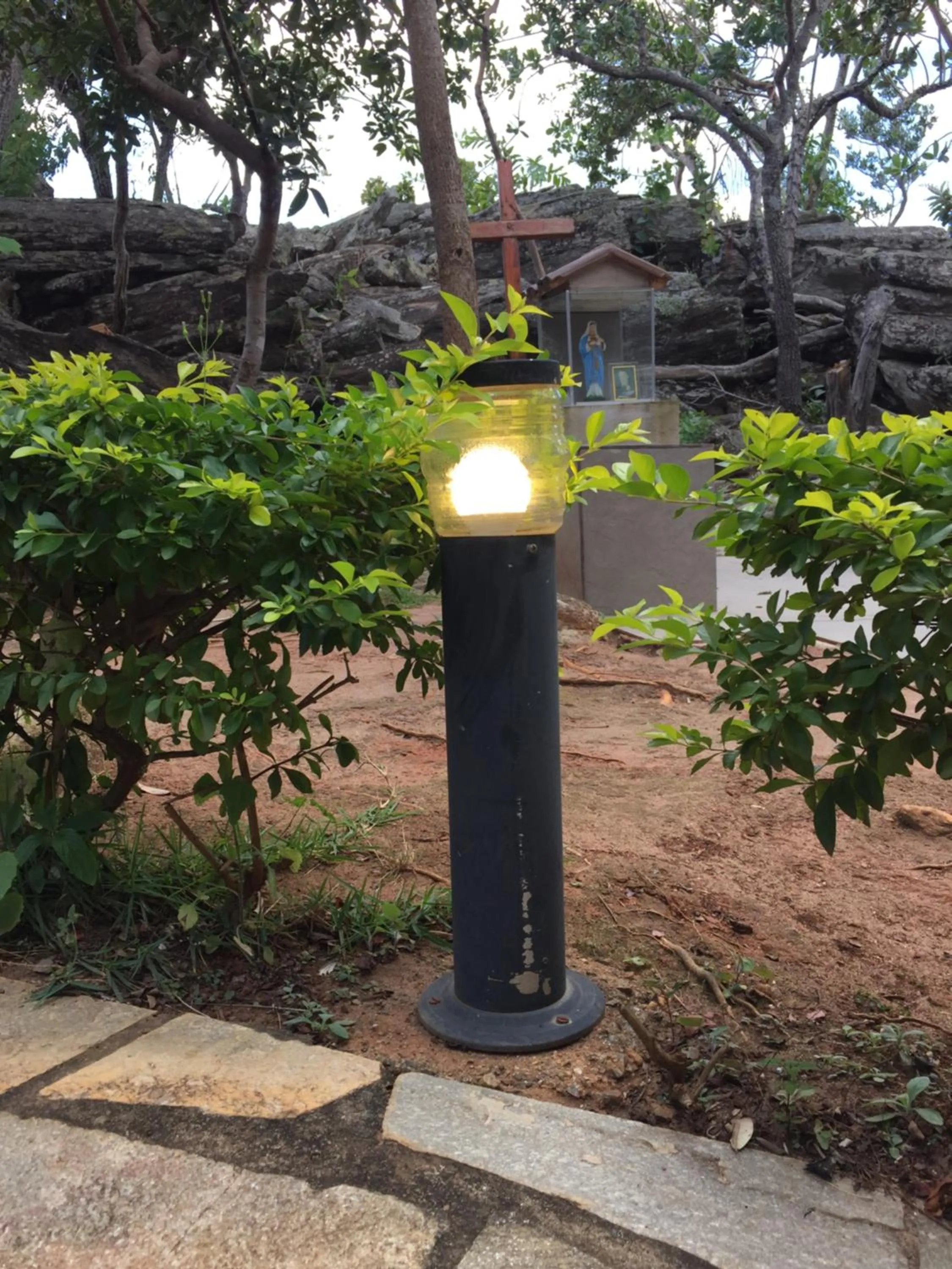 Decorative detail in Pousada Recanto das Pedras São Leopoldo