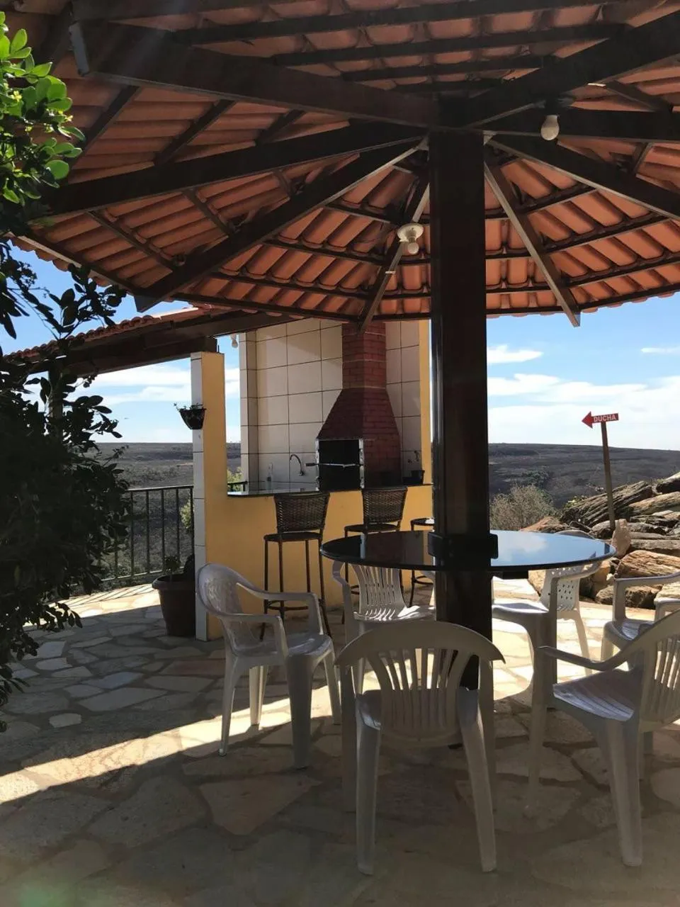 BBQ facilities in Pousada Recanto das Pedras São Leopoldo