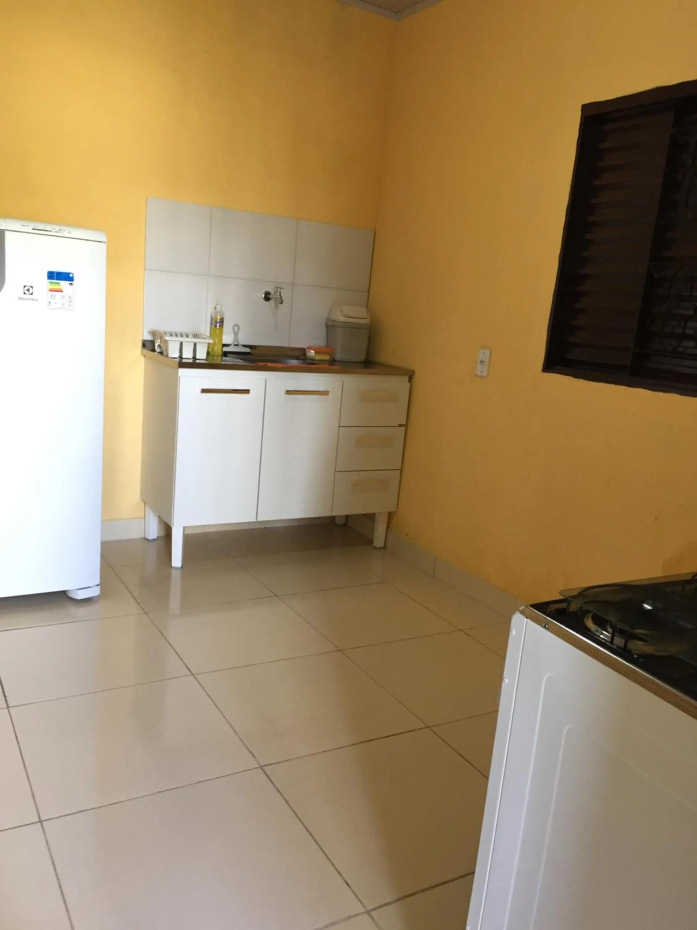 Kitchen or kitchenette in Pousada Recanto das Pedras São Leopoldo