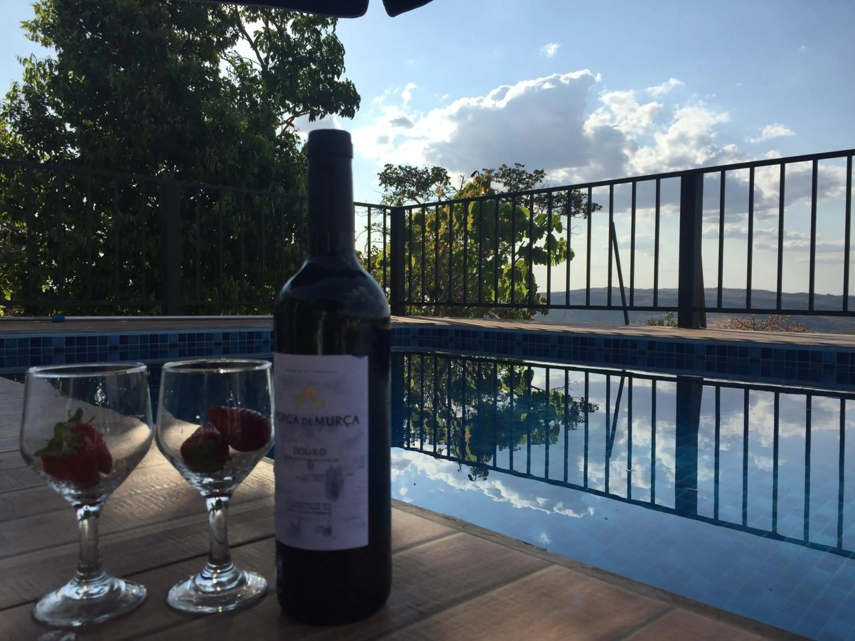 Pool view in Pousada Recanto das Pedras São Leopoldo