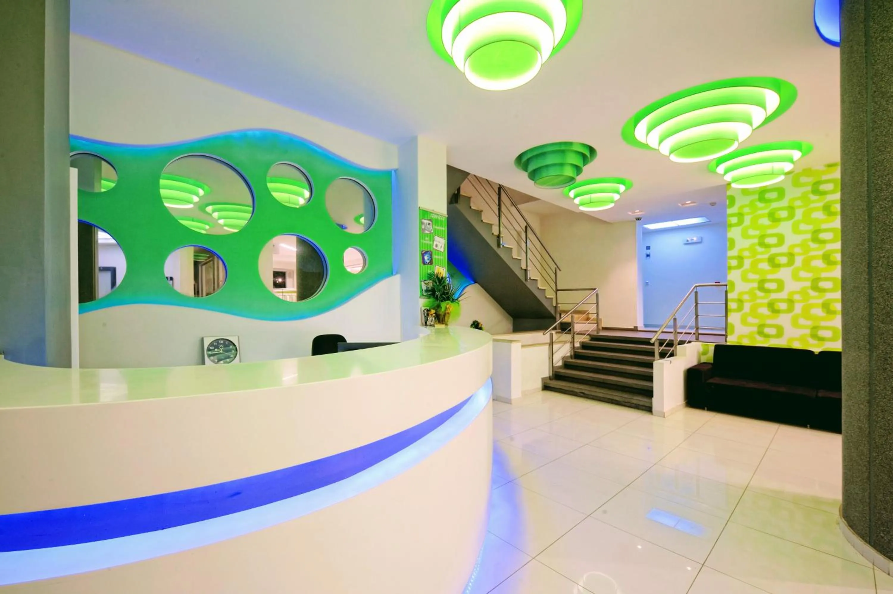 Lobby or reception in Hermes Hotel