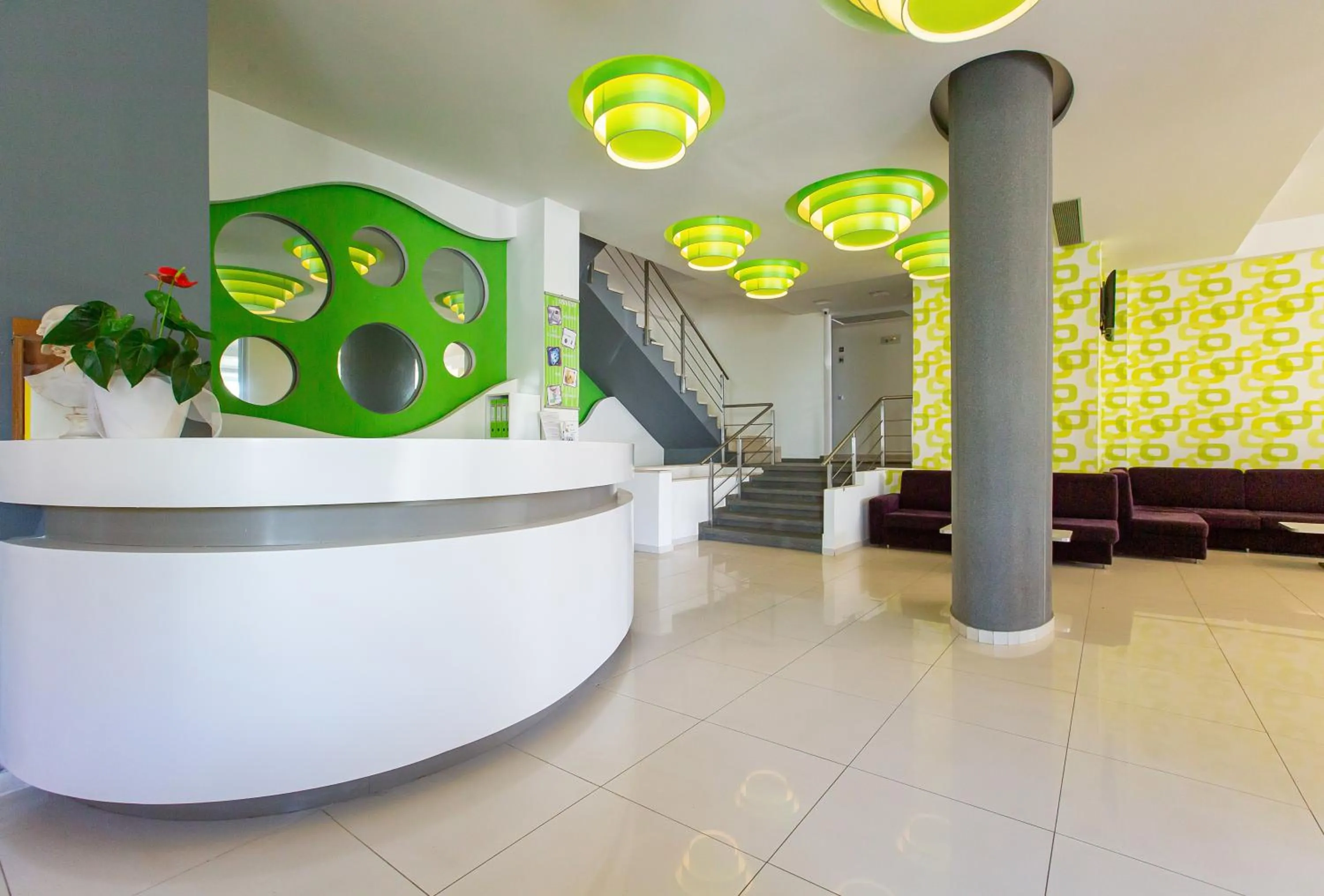 Lobby or reception in Hermes Hotel