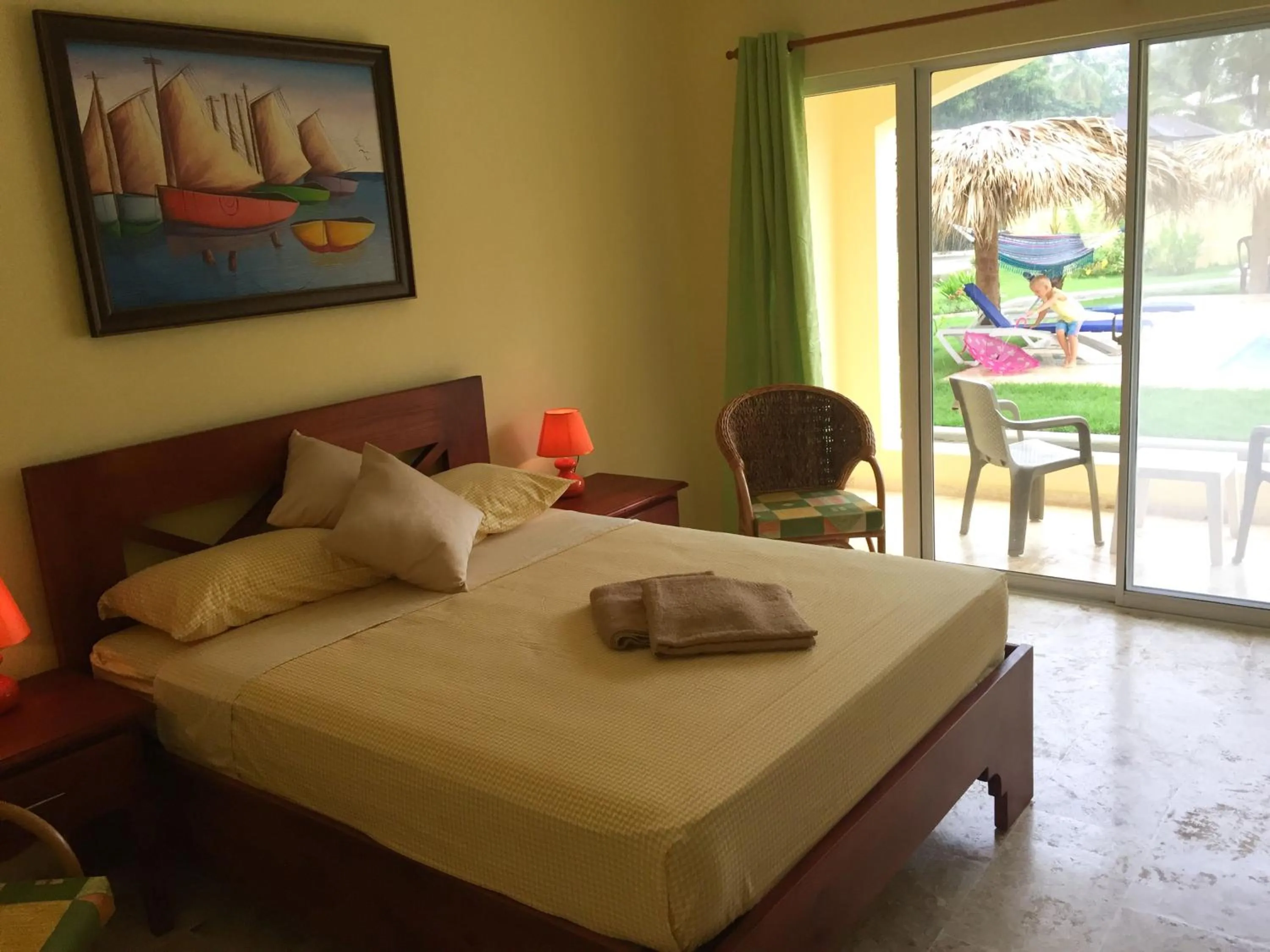 Photo of the whole room, Bed in Las Galeras Hotel