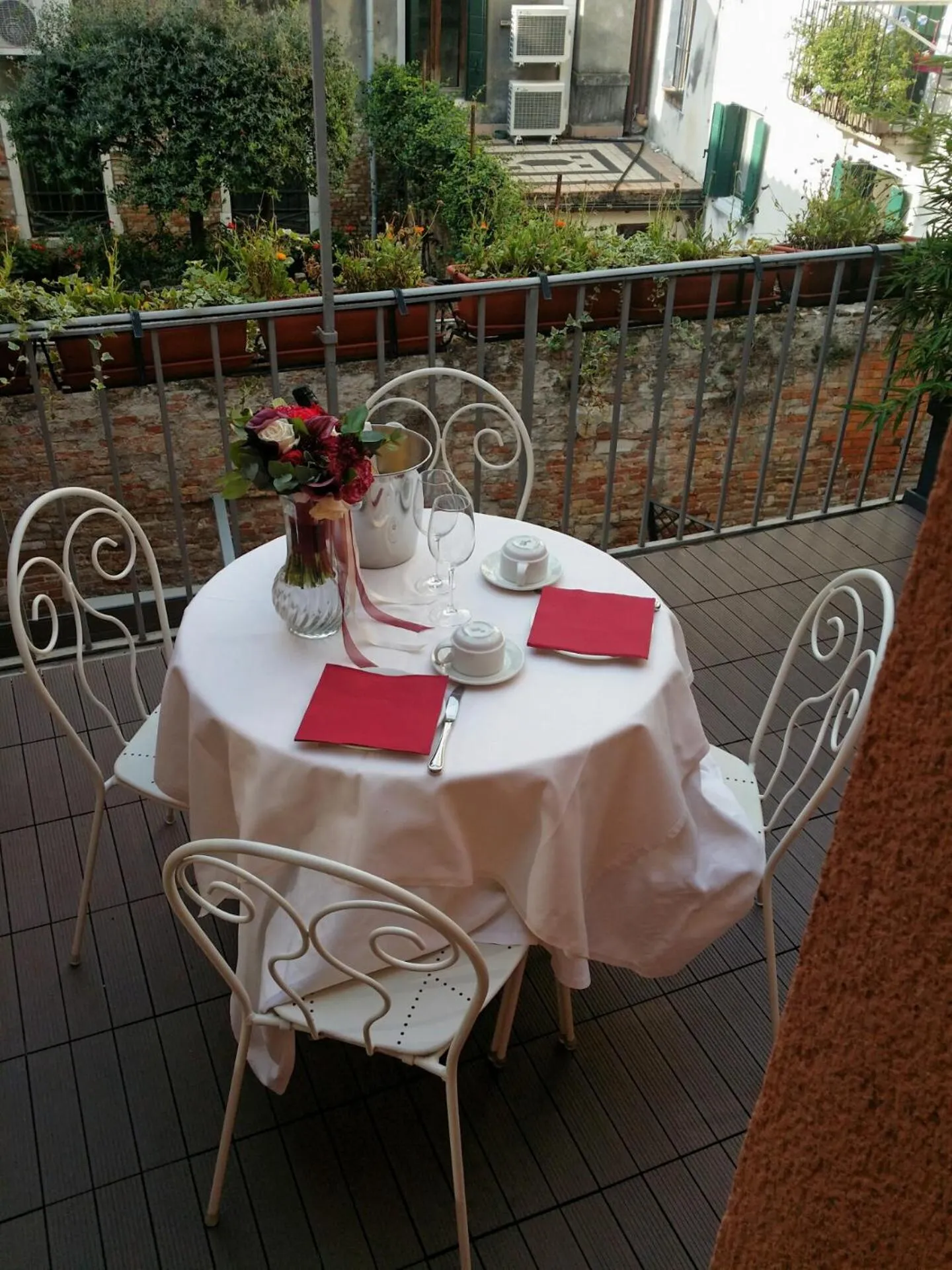 Balcony/Terrace in Hotel Ca' Nobile Corner
