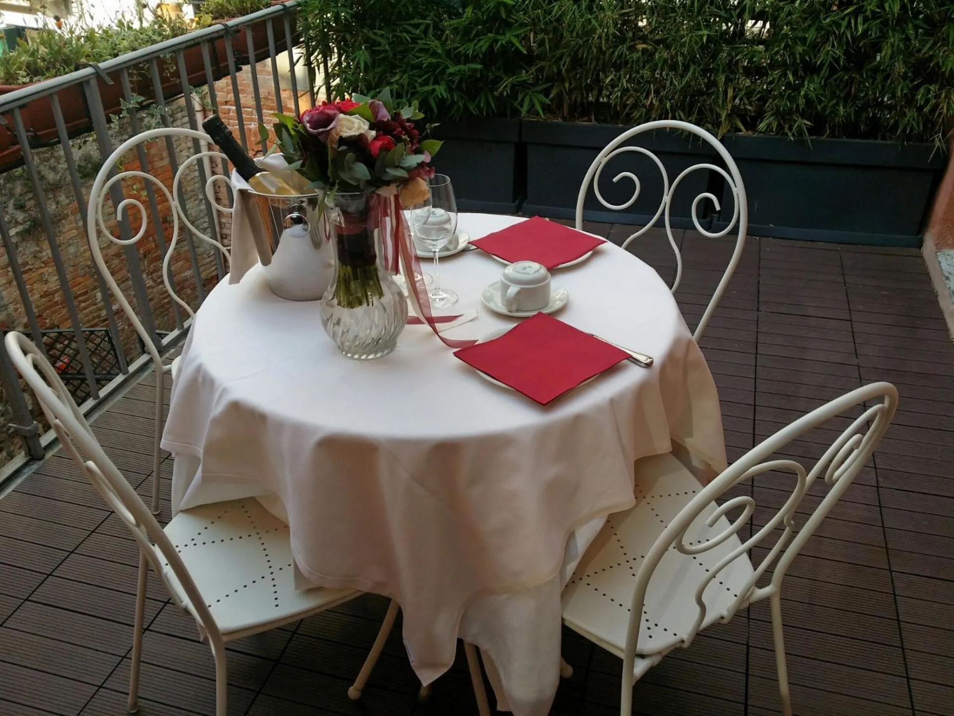 Balcony/Terrace in Hotel Ca' Nobile Corner