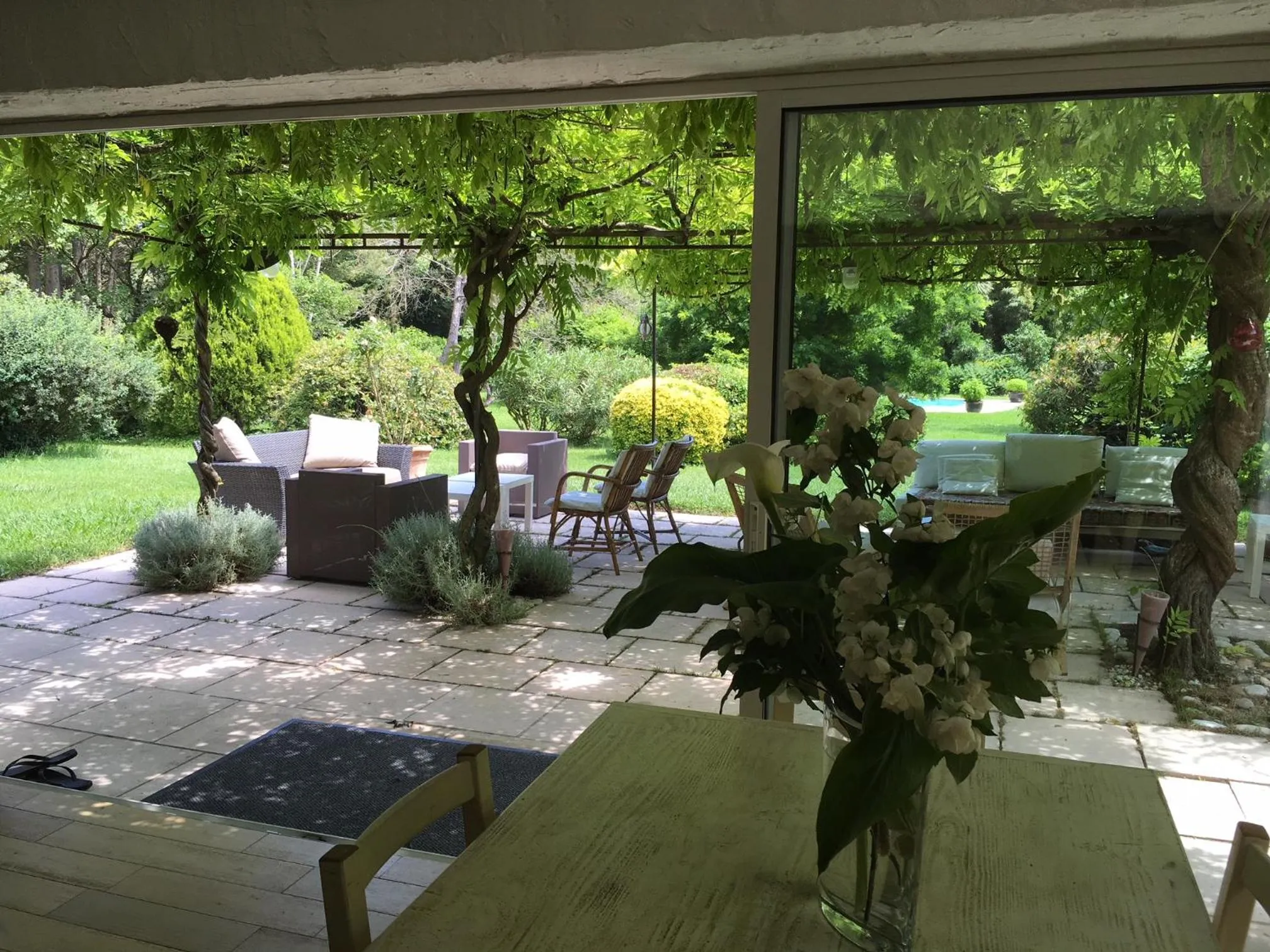 Patio in Villa de Miha