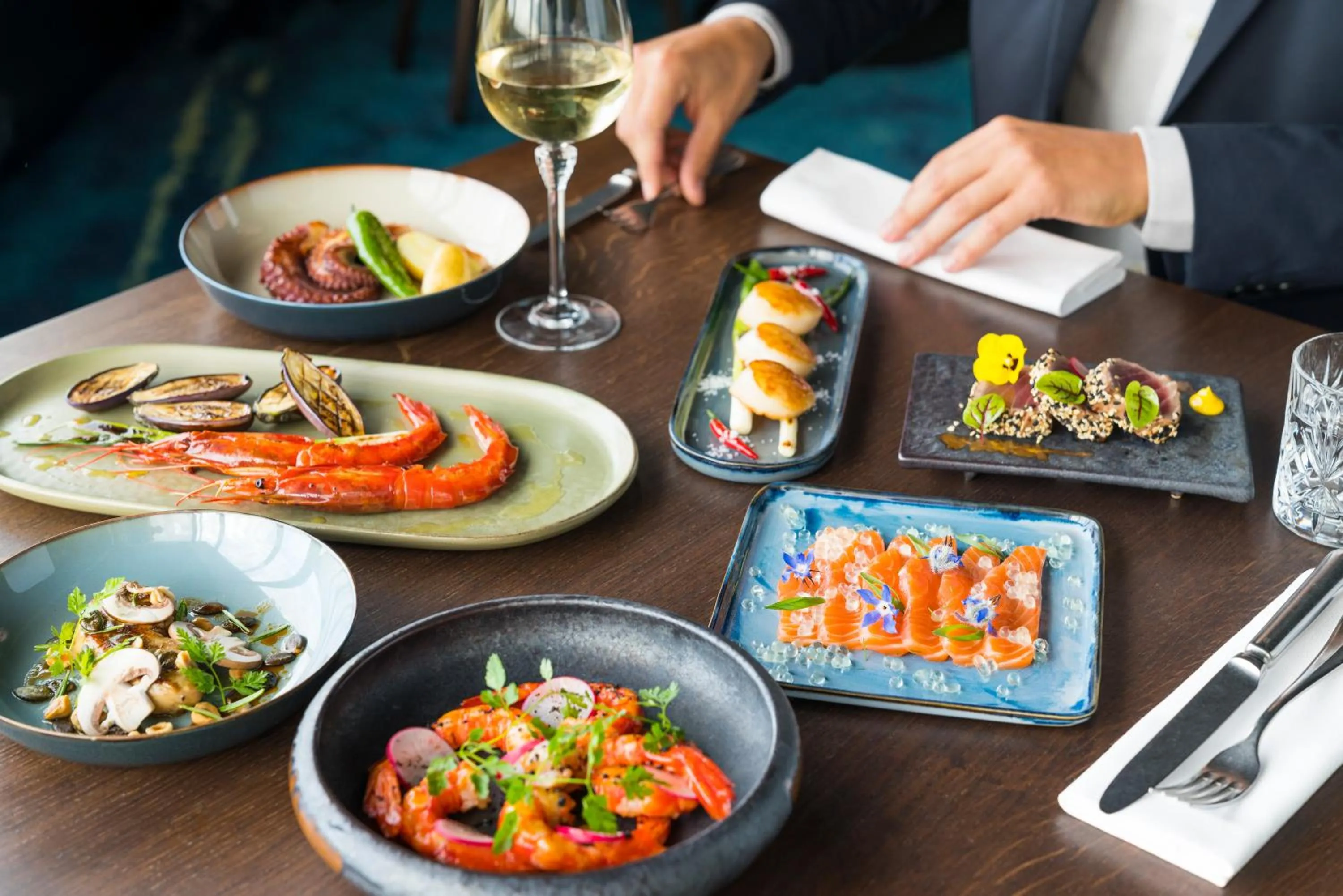 Food close-up in Sofitel Luxembourg Le Grand Ducal
