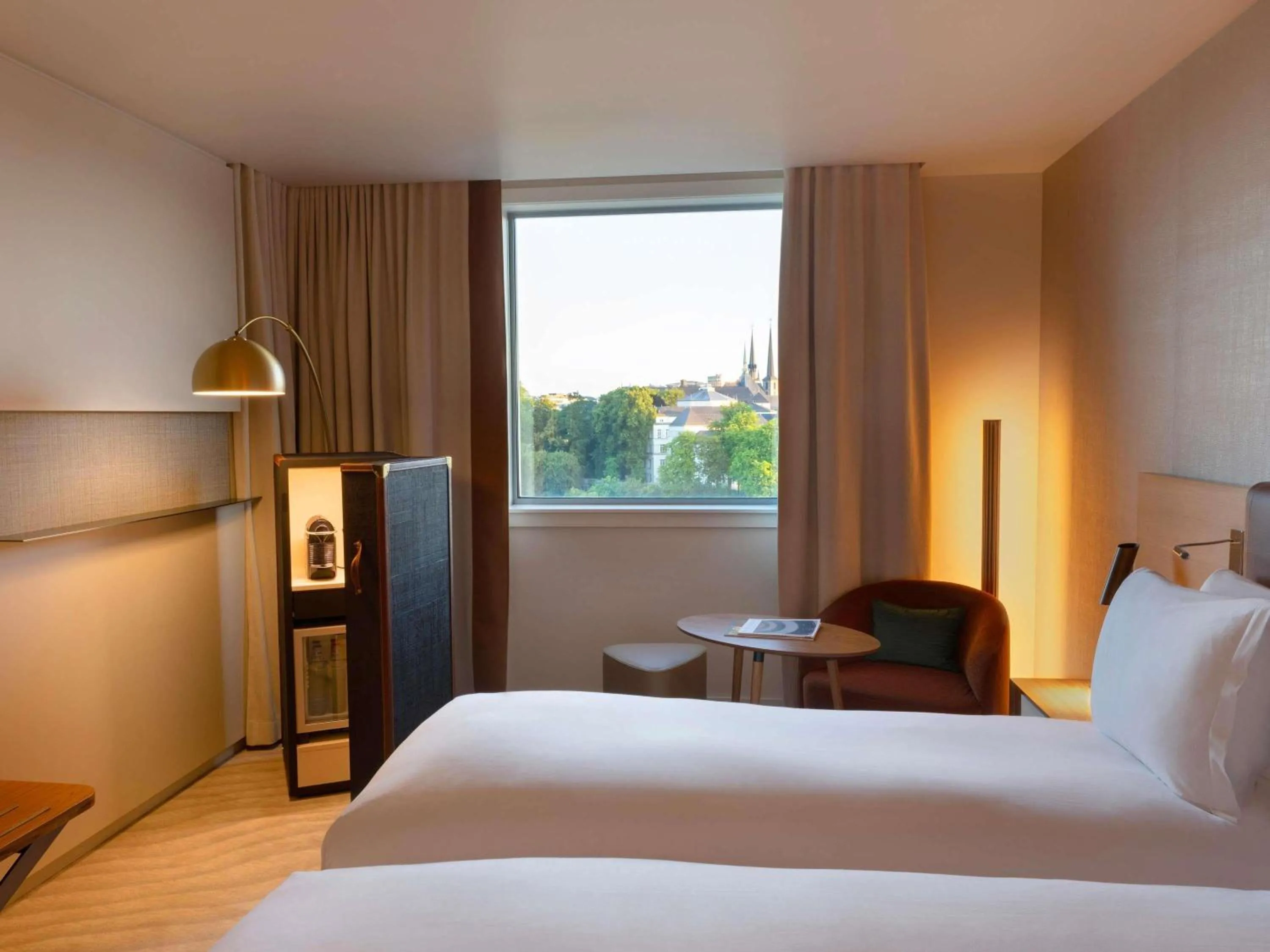 Bedroom, Bed in Sofitel Luxembourg Le Grand Ducal