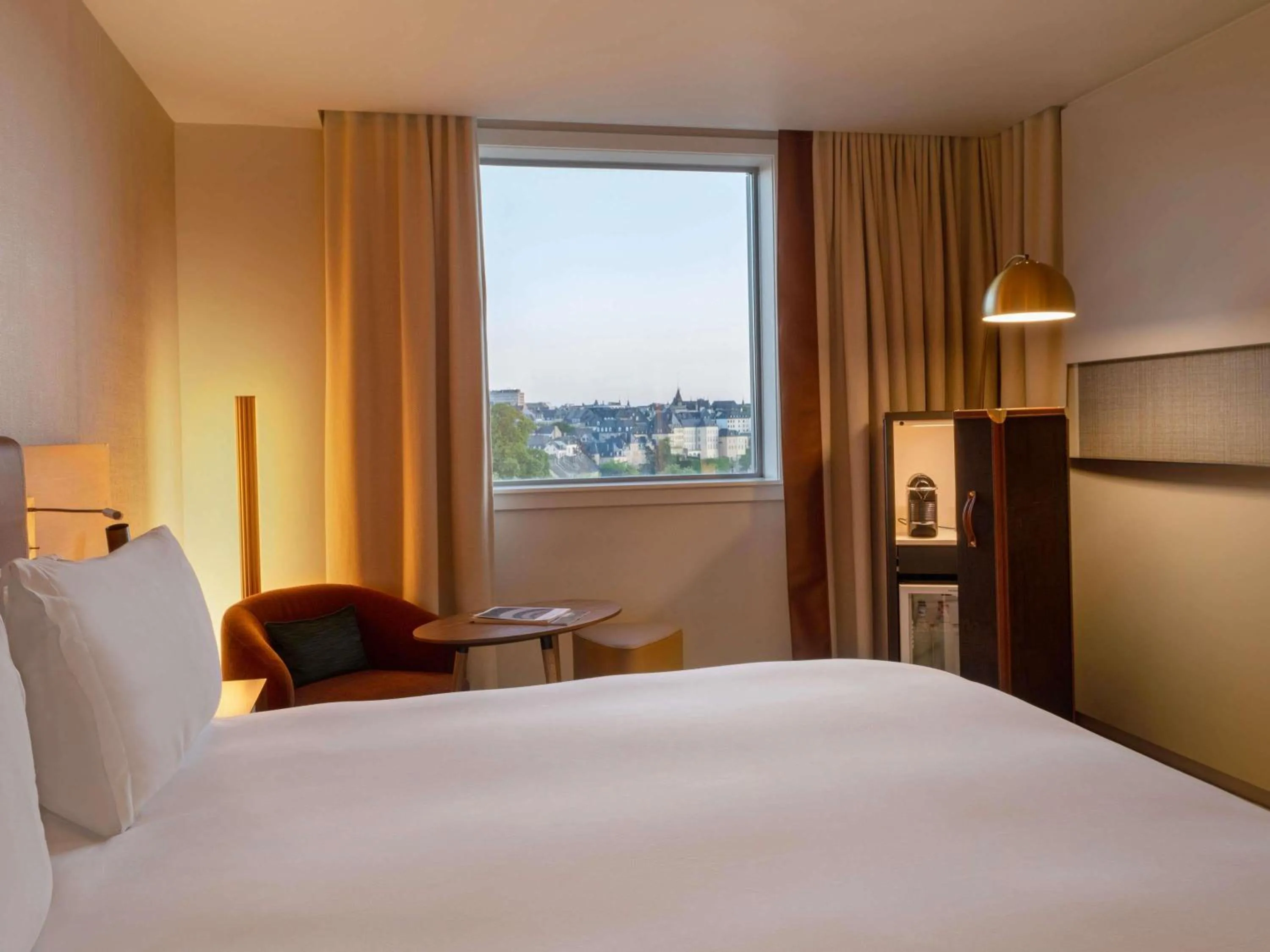 Bedroom, Bed in Sofitel Luxembourg Le Grand Ducal