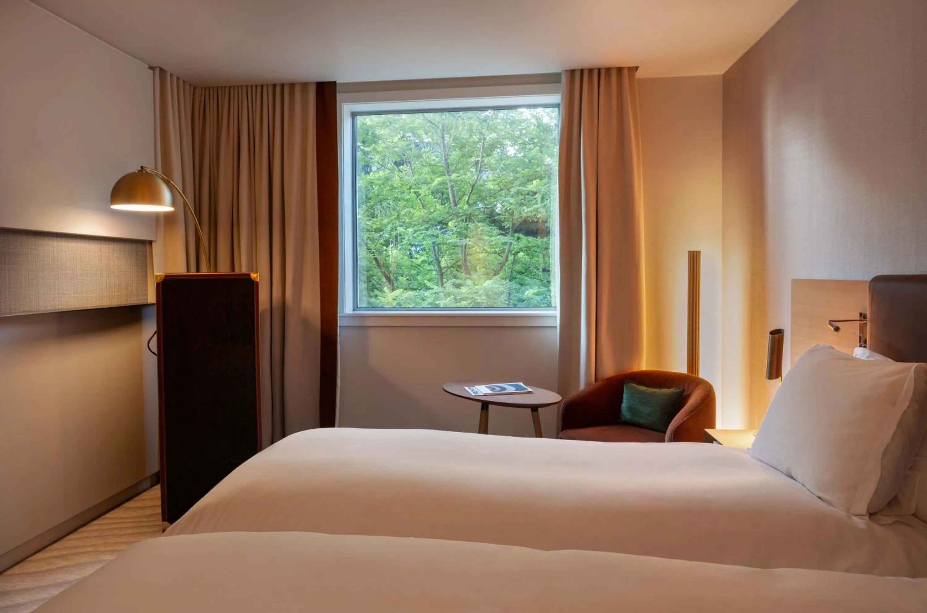 Bed in Sofitel Luxembourg Le Grand Ducal