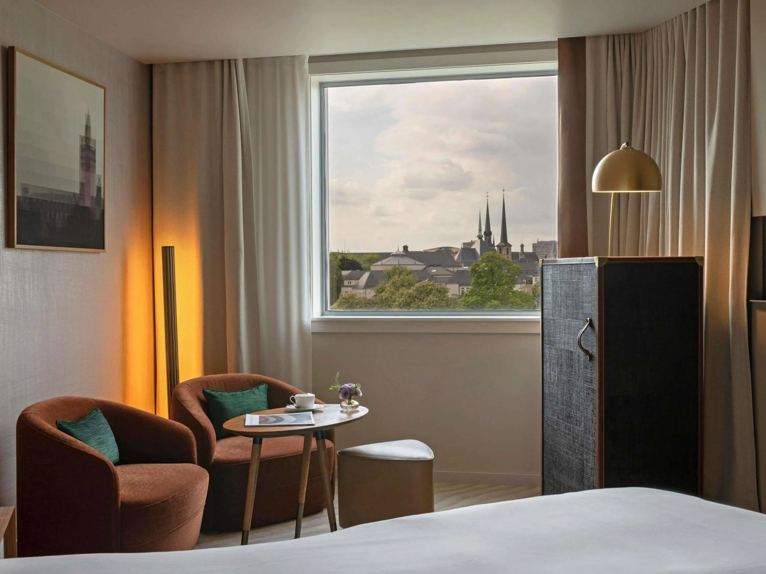 Luxury Double Room with View in Sofitel Luxembourg Le Grand Ducal