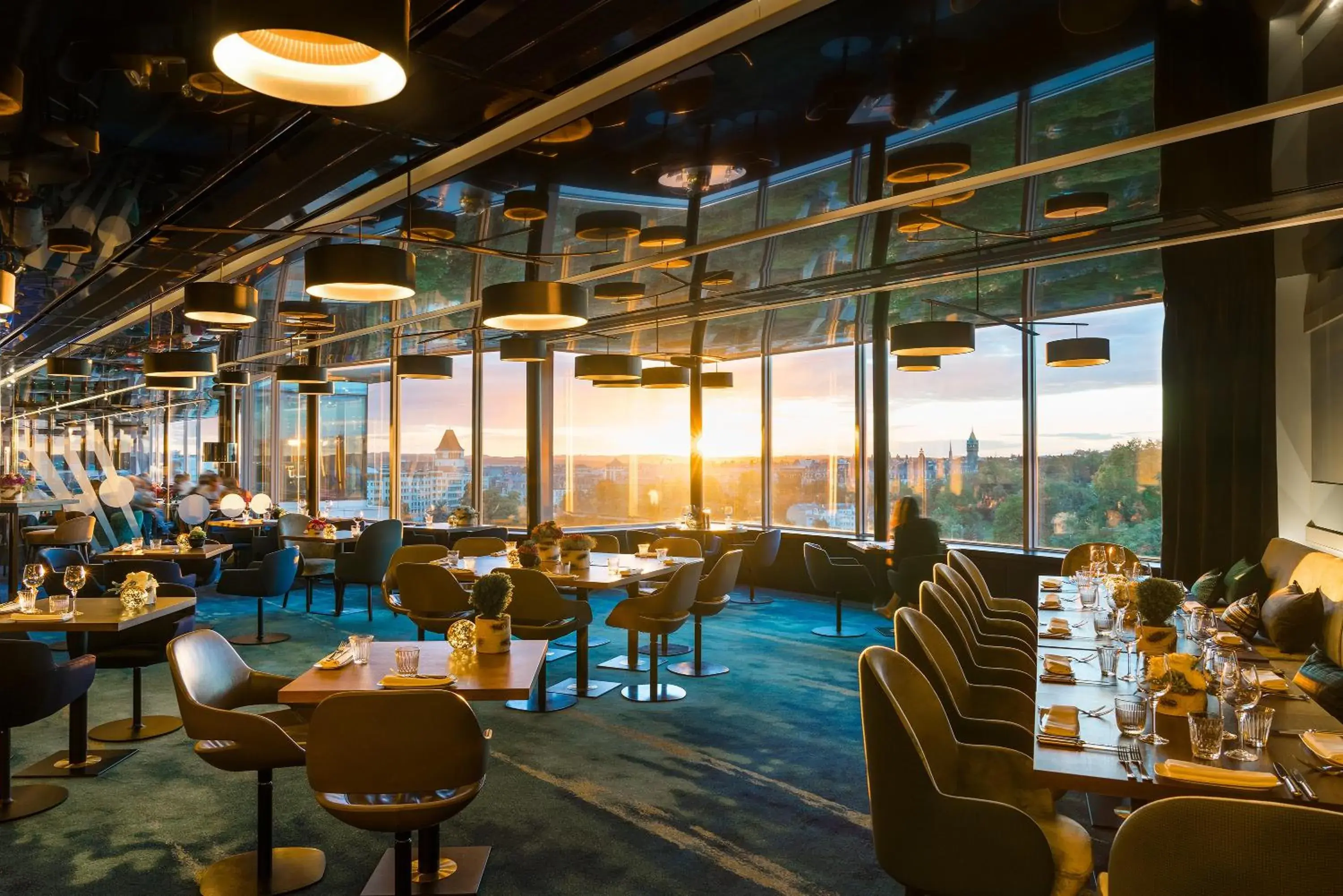 City view in Sofitel Luxembourg Le Grand Ducal City view in Sofitel Luxembourg Le Grand Ducal