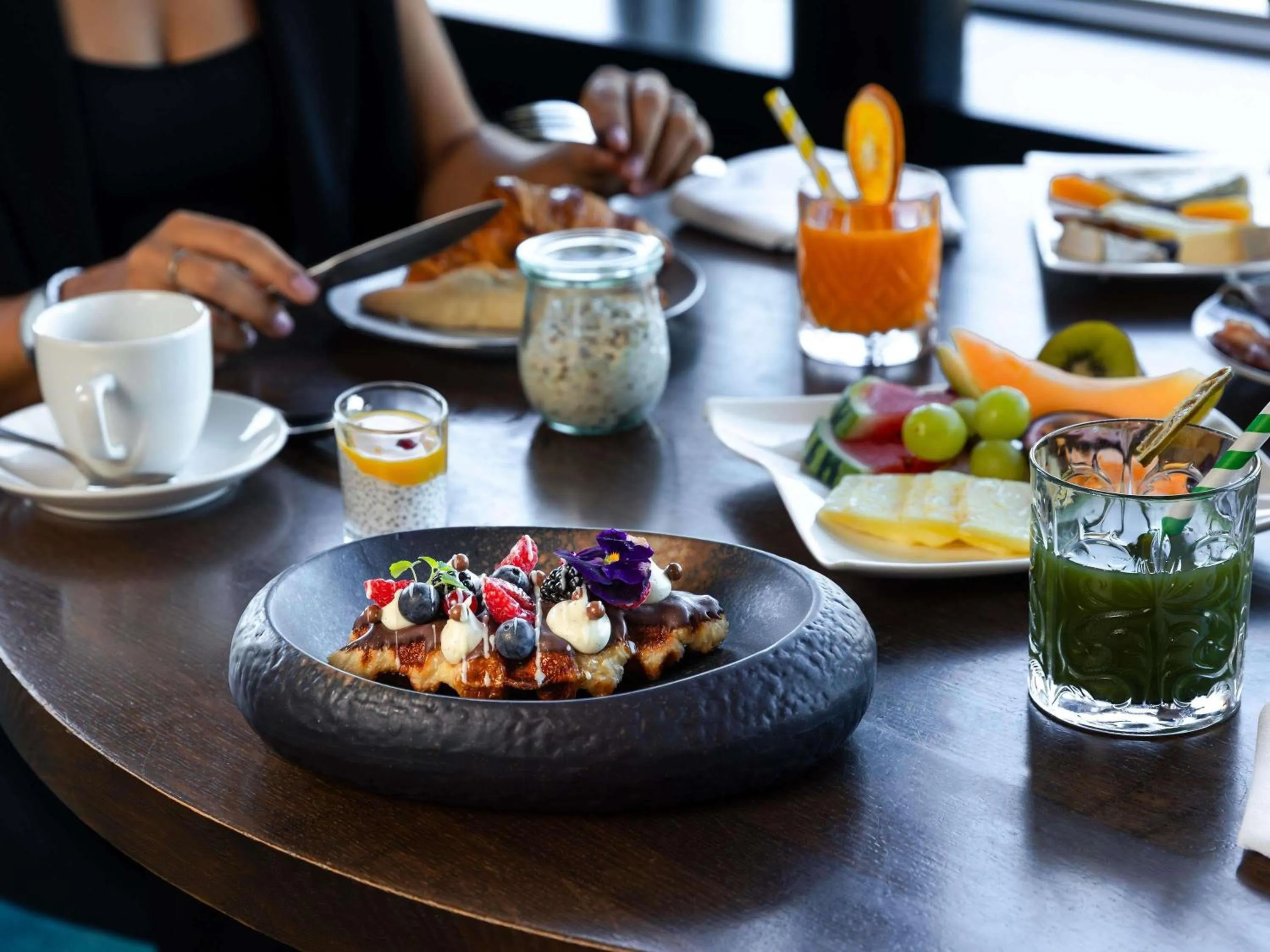 Breakfast in Sofitel Luxembourg Le Grand Ducal