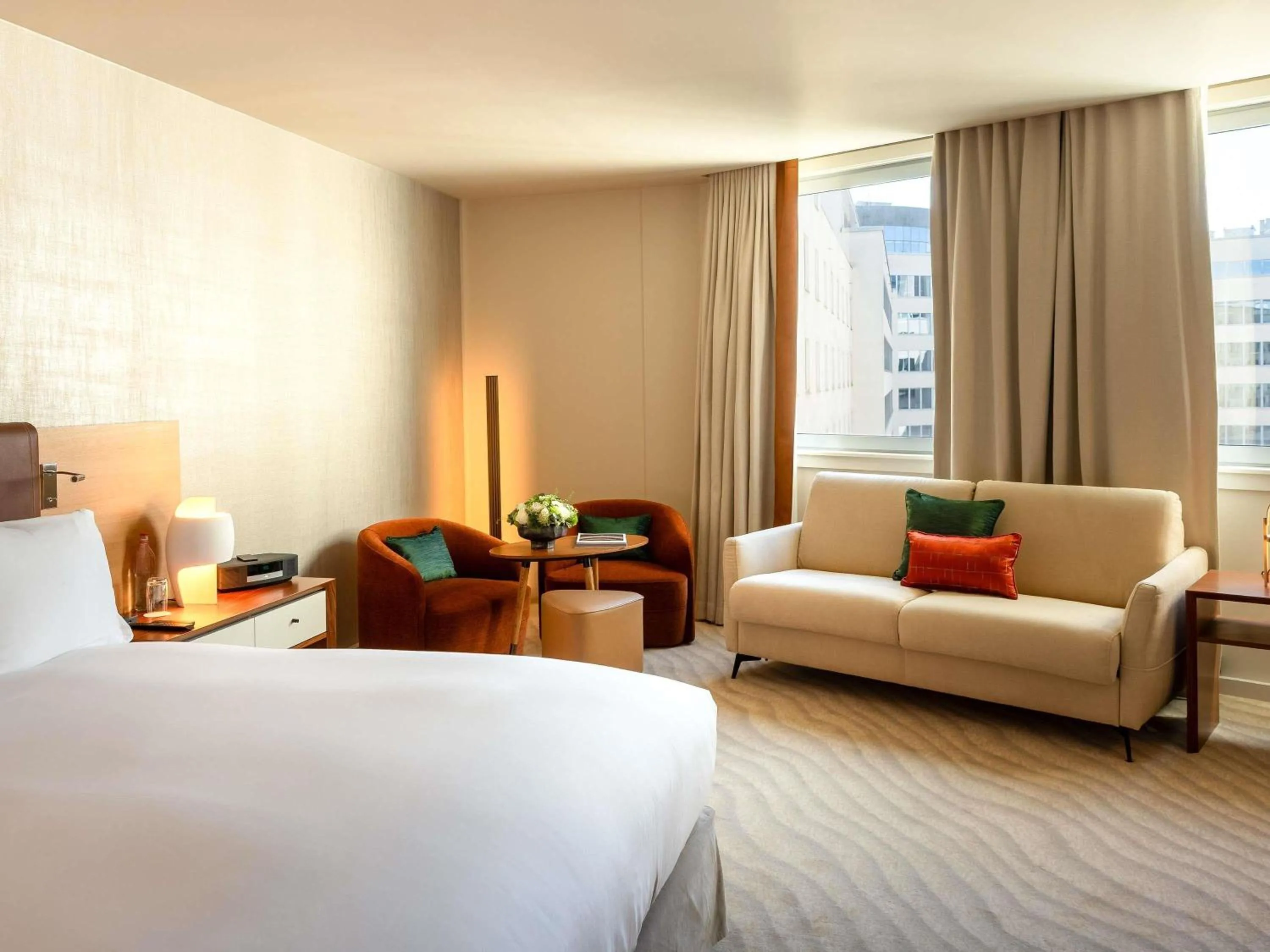 Bedroom, Bed in Sofitel Luxembourg Le Grand Ducal