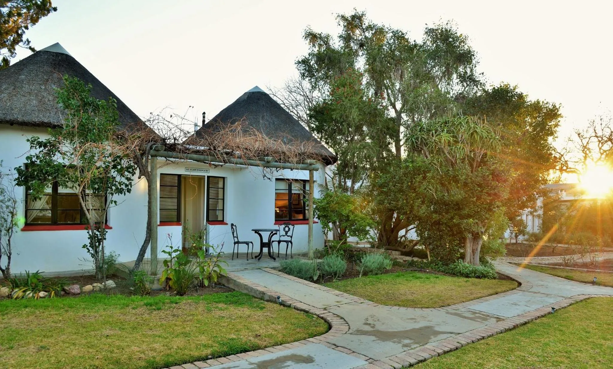Patio in Mont d'Or Swartberg Hotel