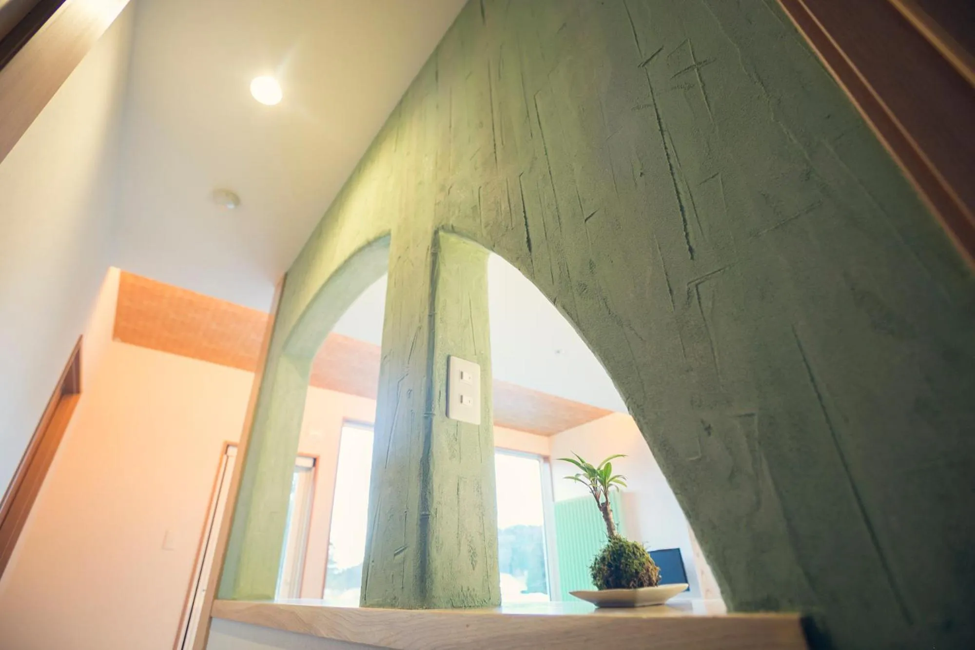 Decorative detail in Ryokan Mokuzin