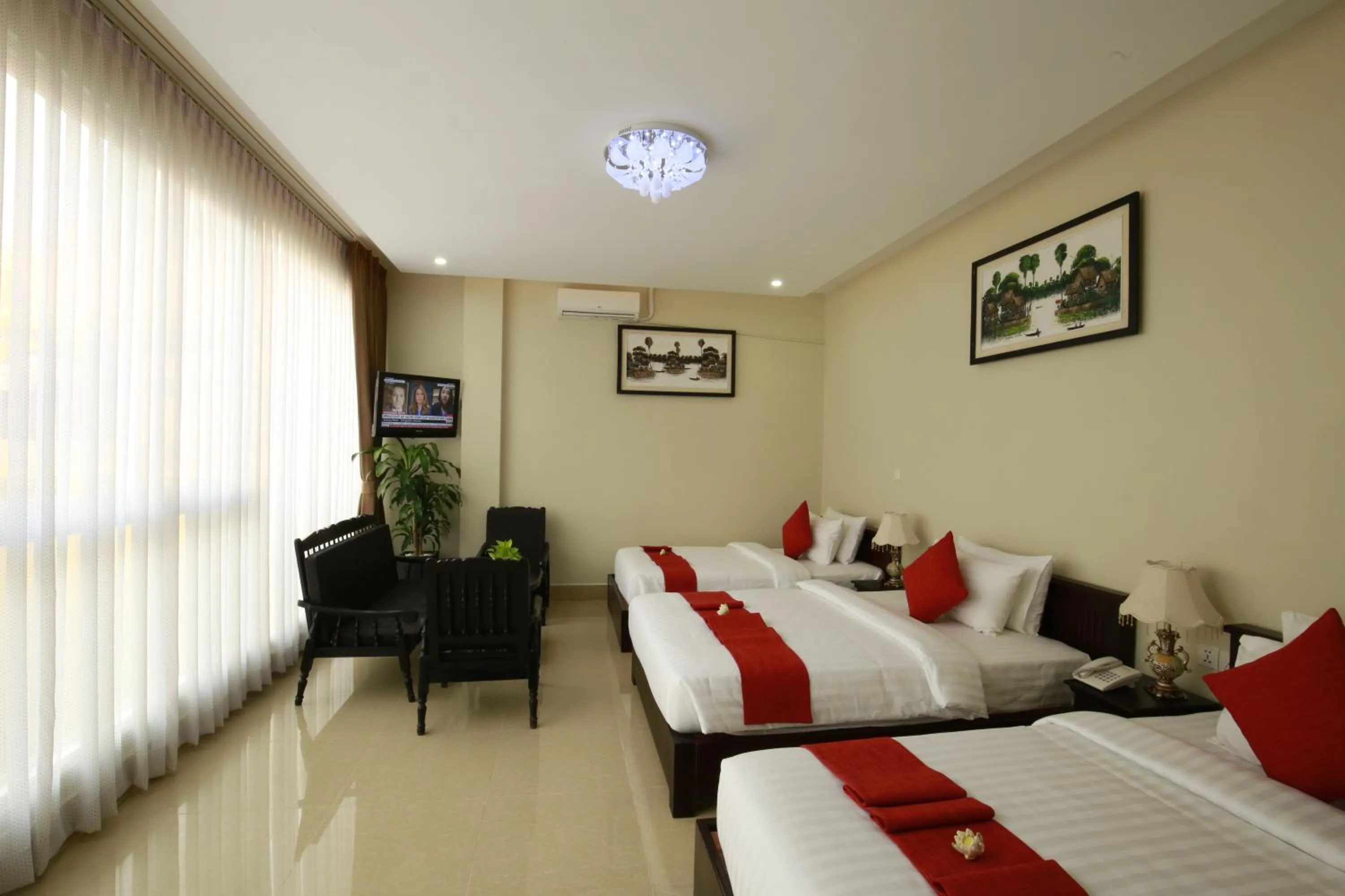 Bed in Chheng Residence