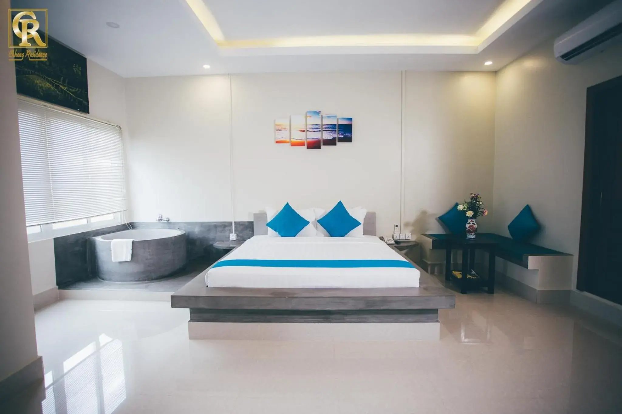 Bed in Chheng Residence
