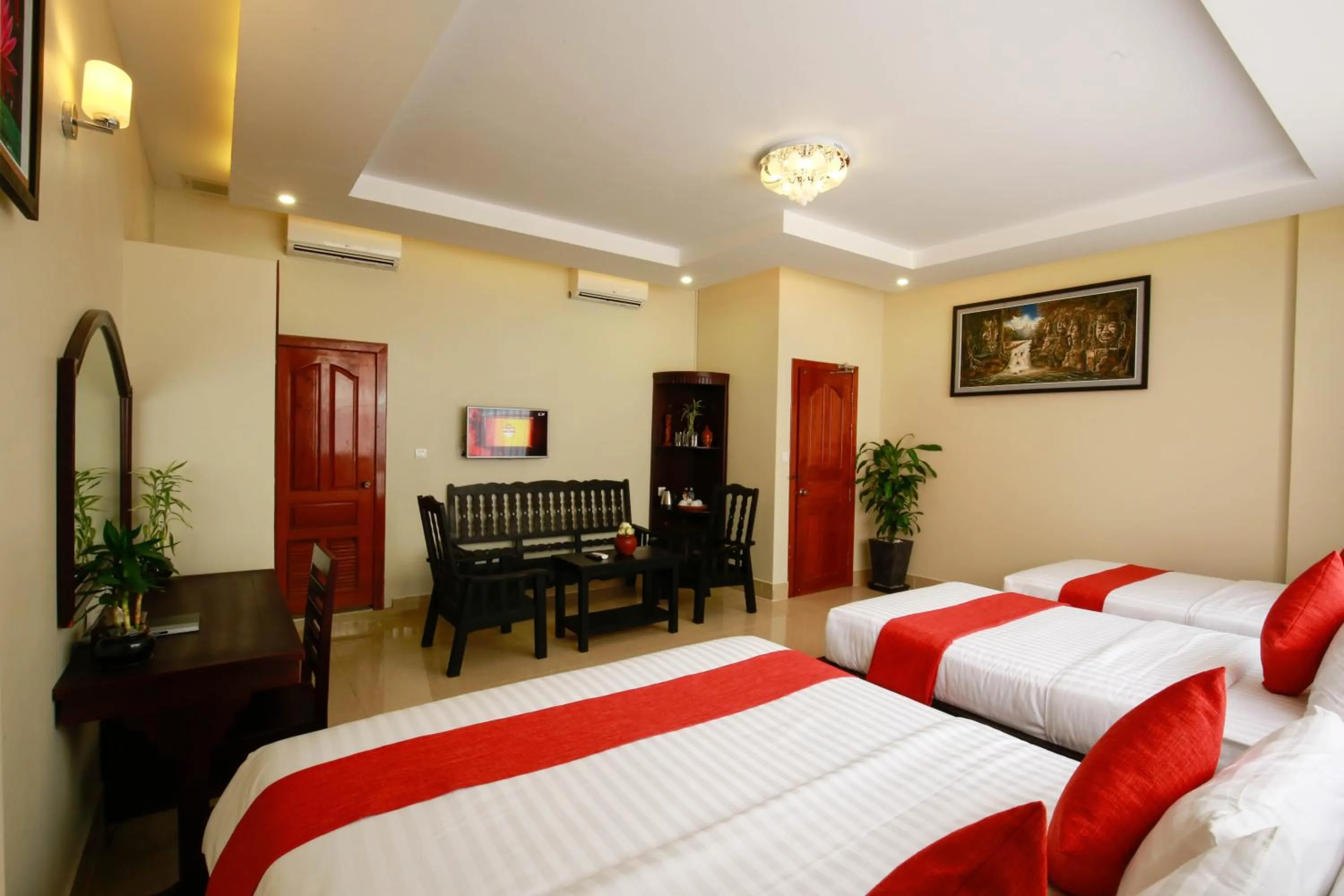 Bed in Chheng Residence