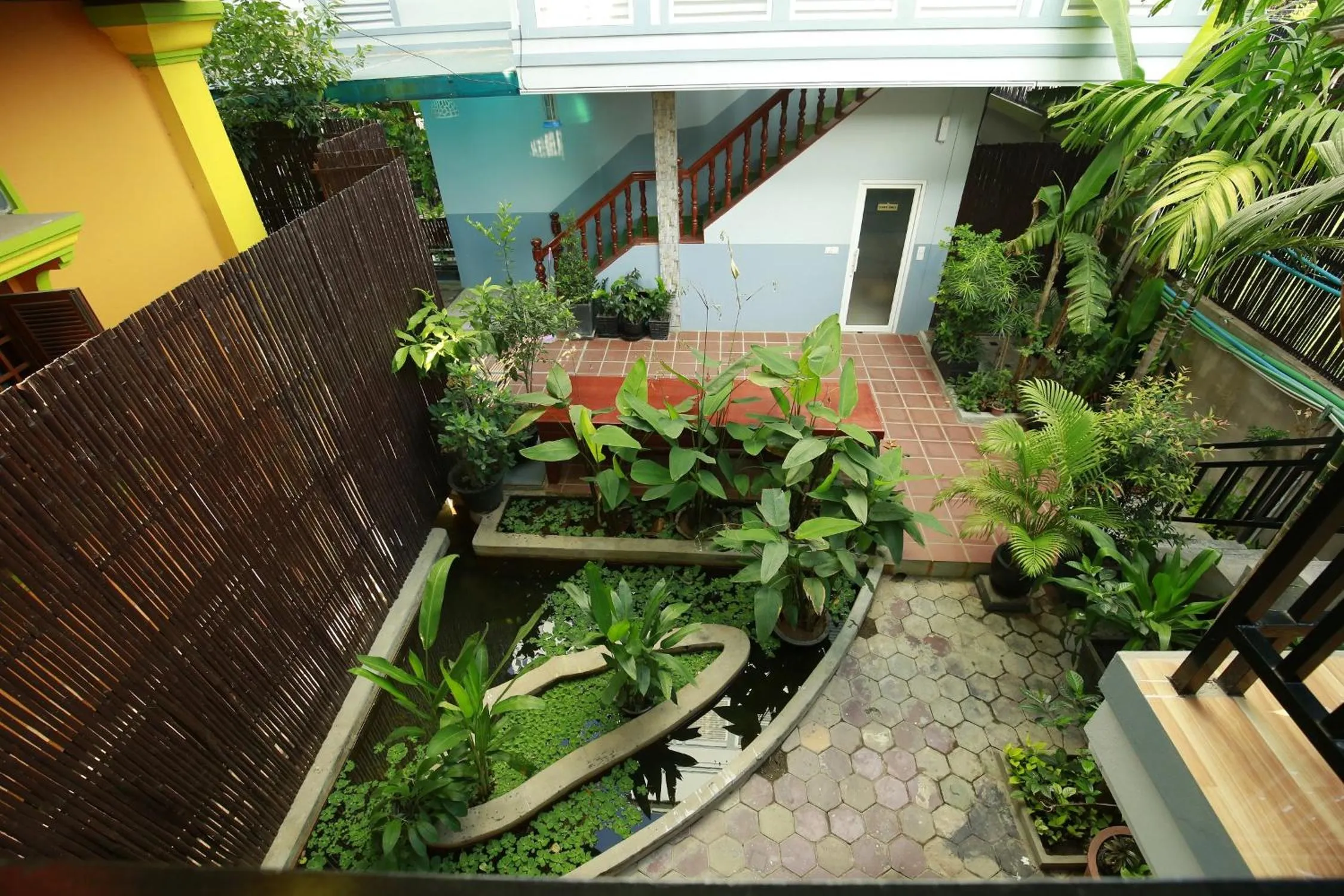 Garden view in Chheng Residence