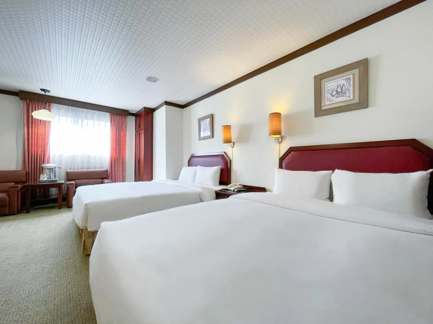 Bed in Guide Hotel Changhua Jhongjheng