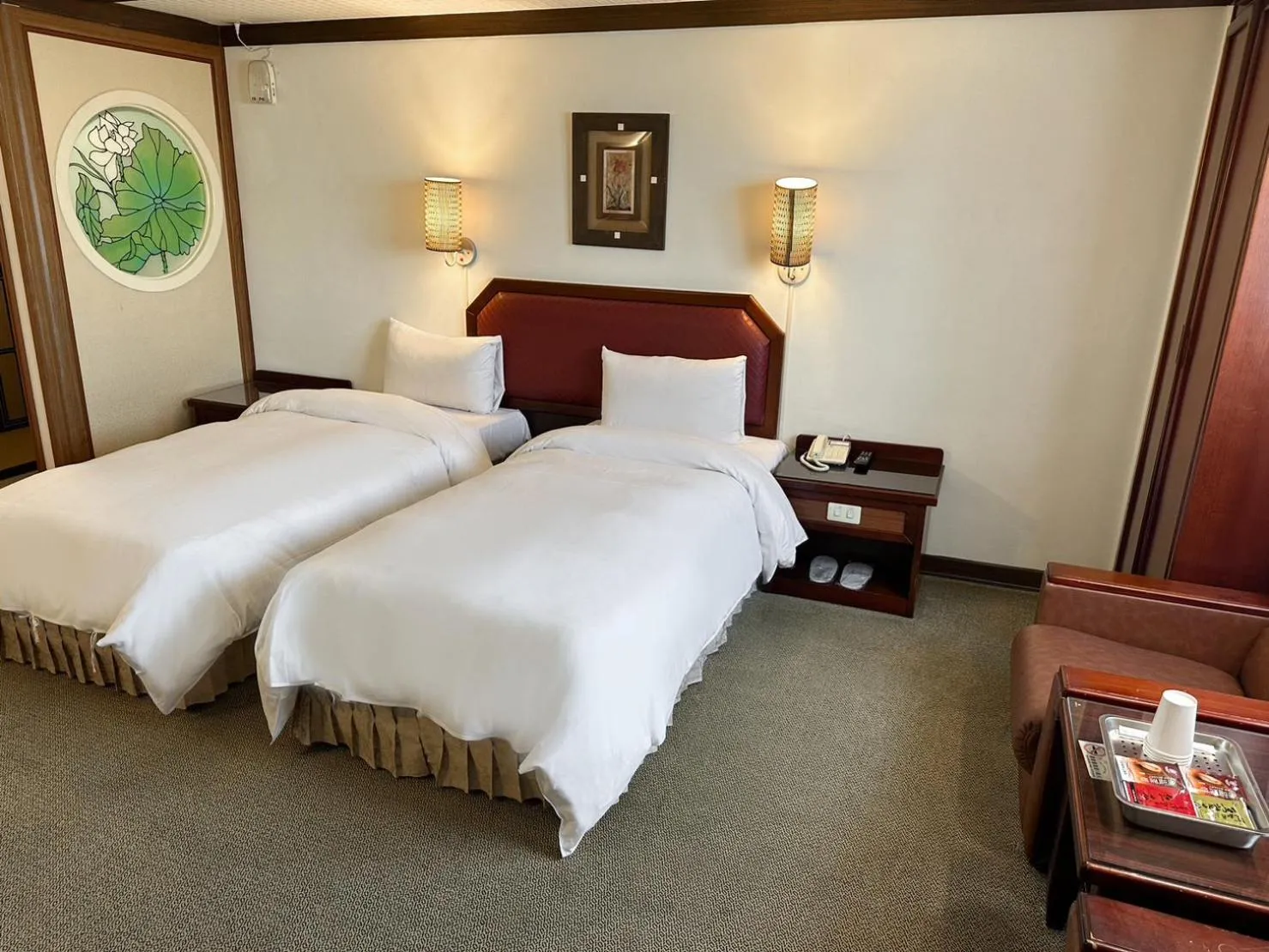 On site, Bed in Guide Hotel Changhua Jhongjheng