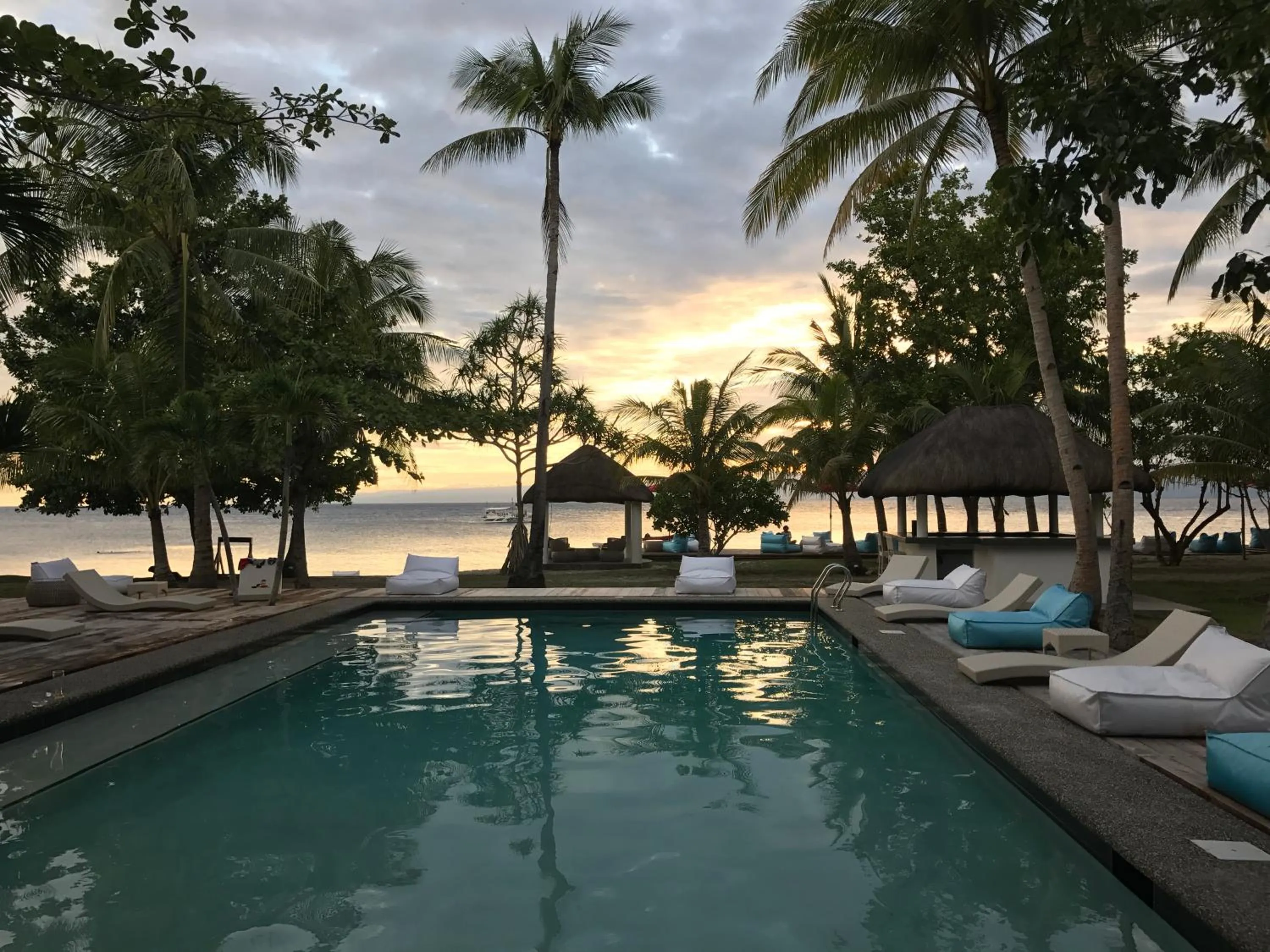 Swimming pool in Cabilao Sanctuary Beach & Dive Resort