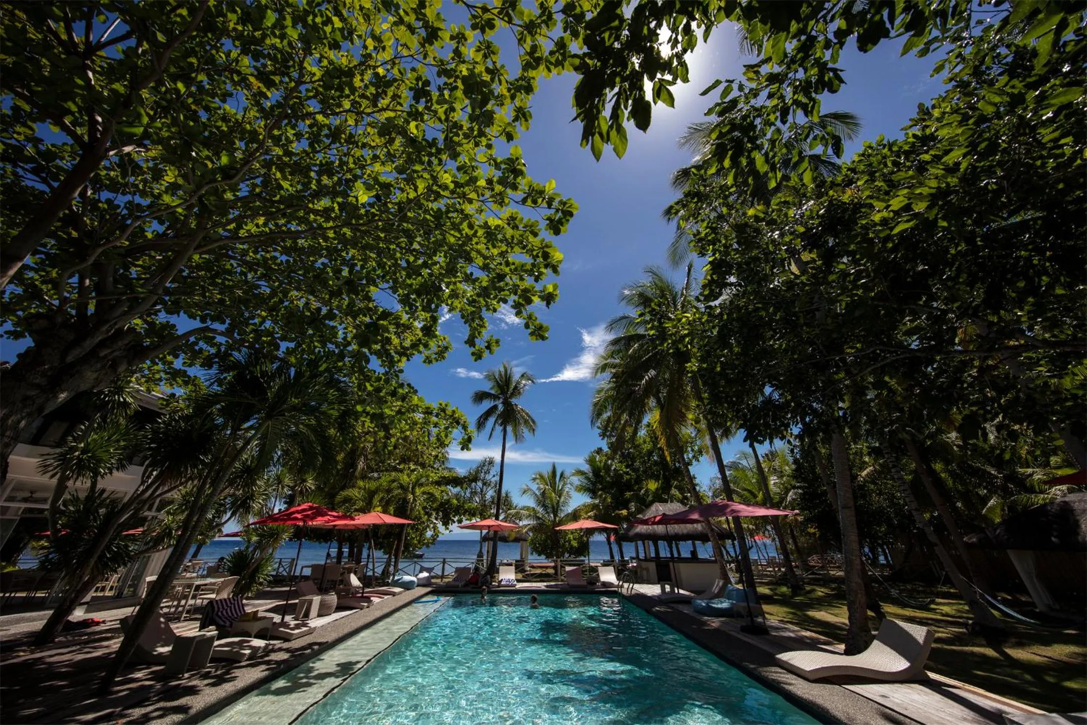 Patio in Cabilao Sanctuary Beach & Dive Resort