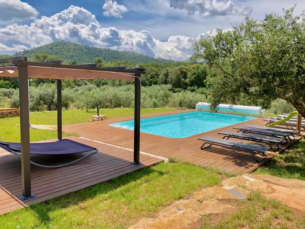 Natural landscape in La Villa aux Oliviers