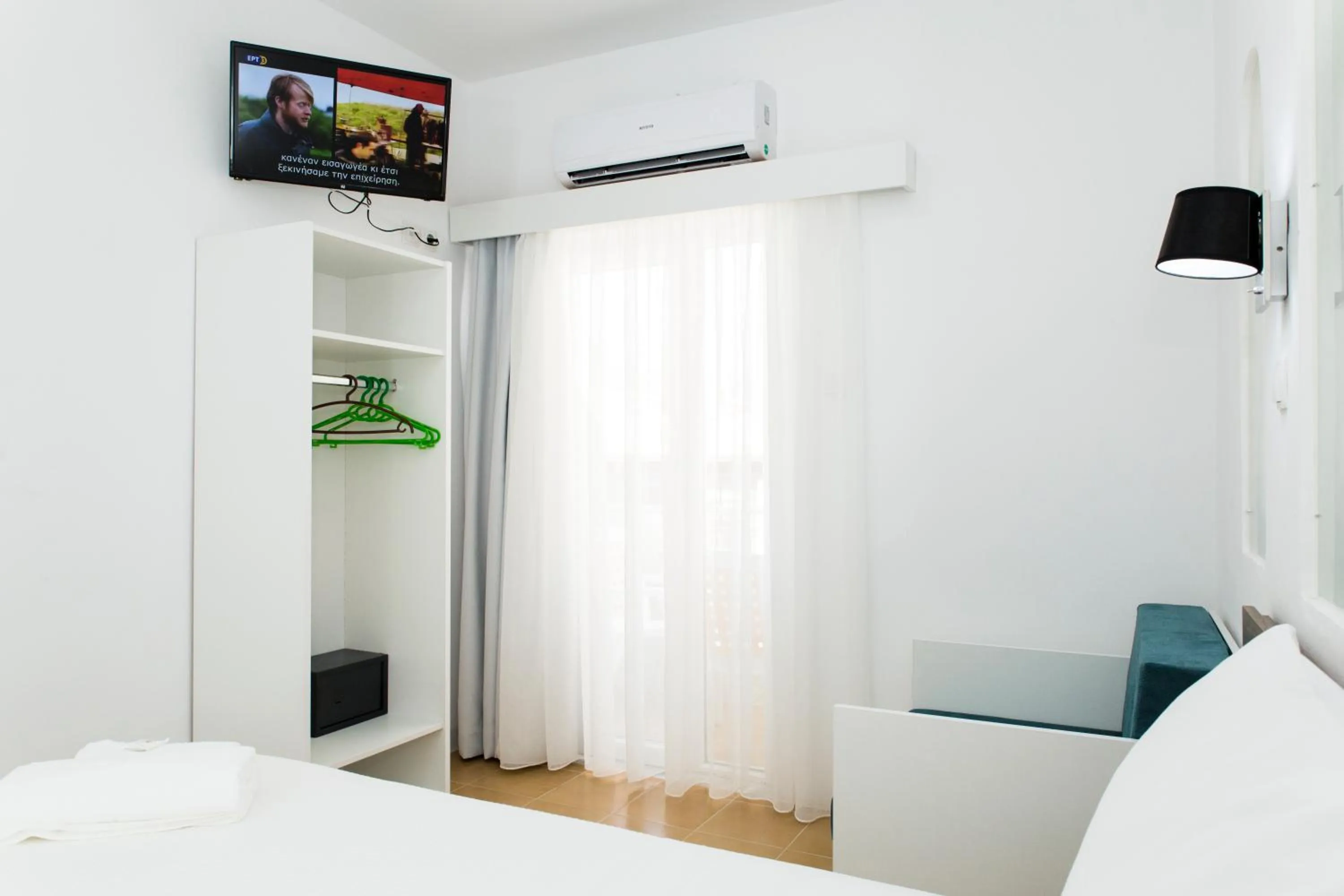 Bedroom, Bed in Kissamia - Self Check In Only - Next to Night Clubs