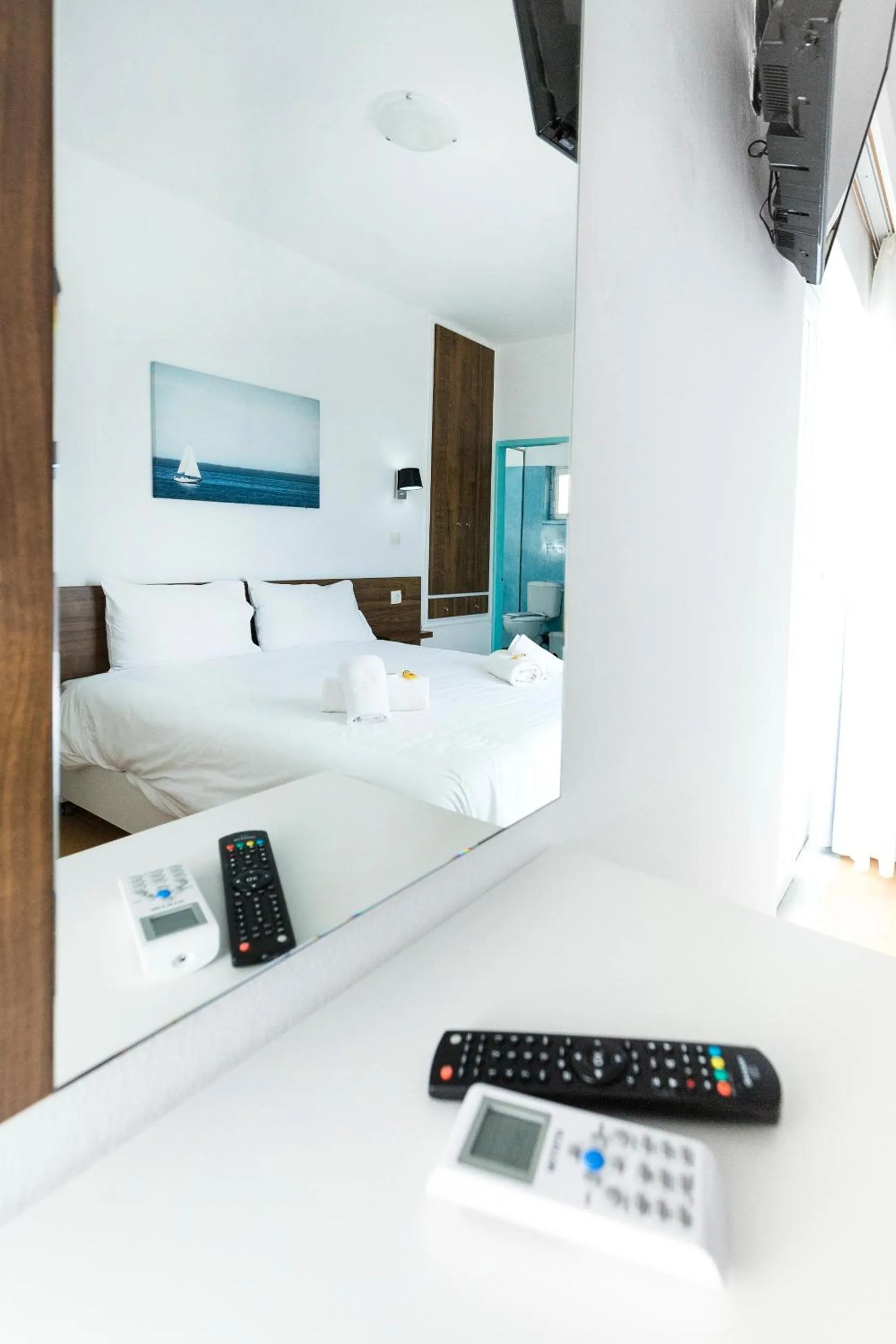 Bedroom, Bed in Kissamia - Self Check In Only - Next to Night Clubs