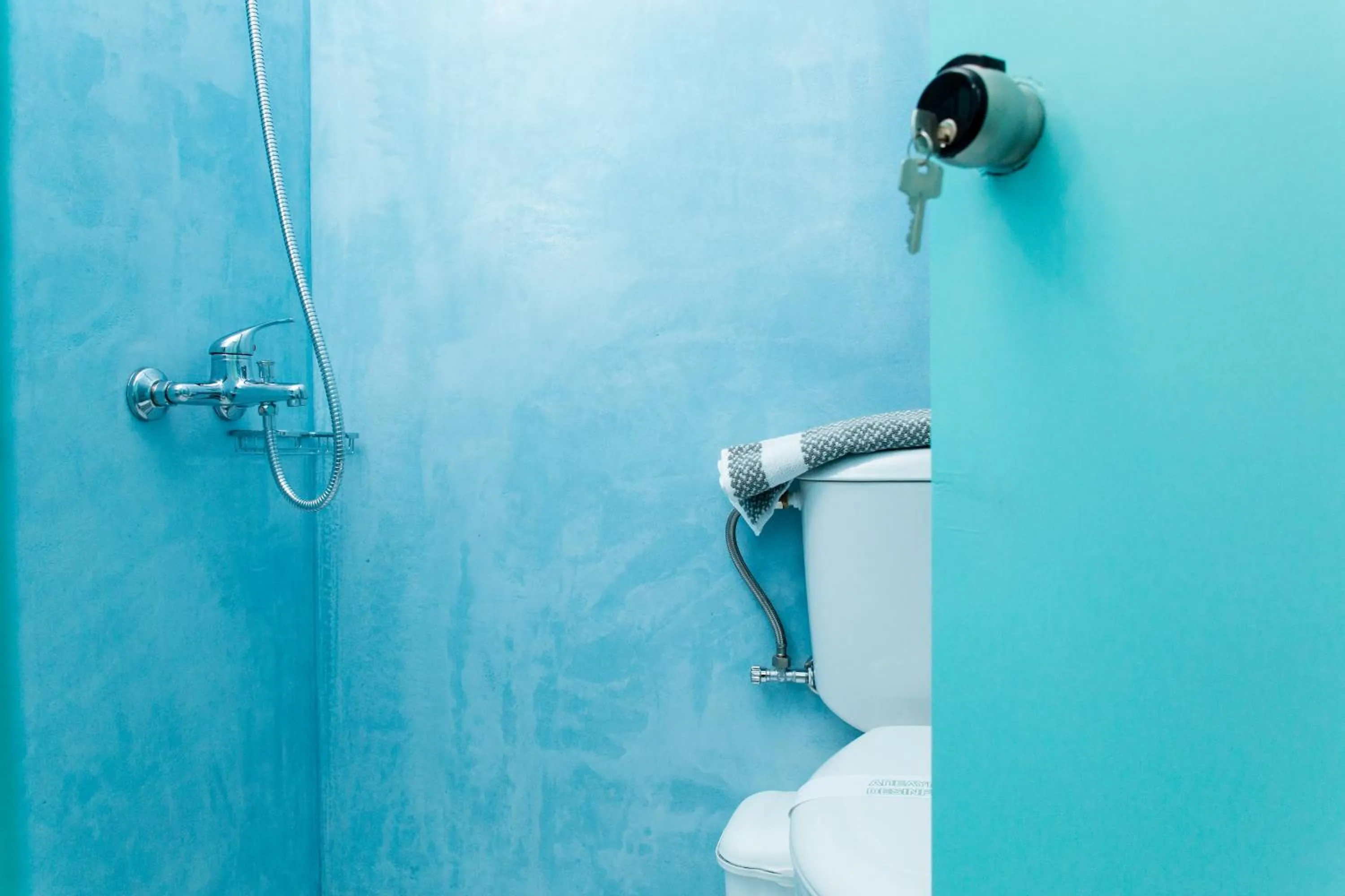 Bathroom in Kissamia - Self Check In Only - Next to Night Clubs