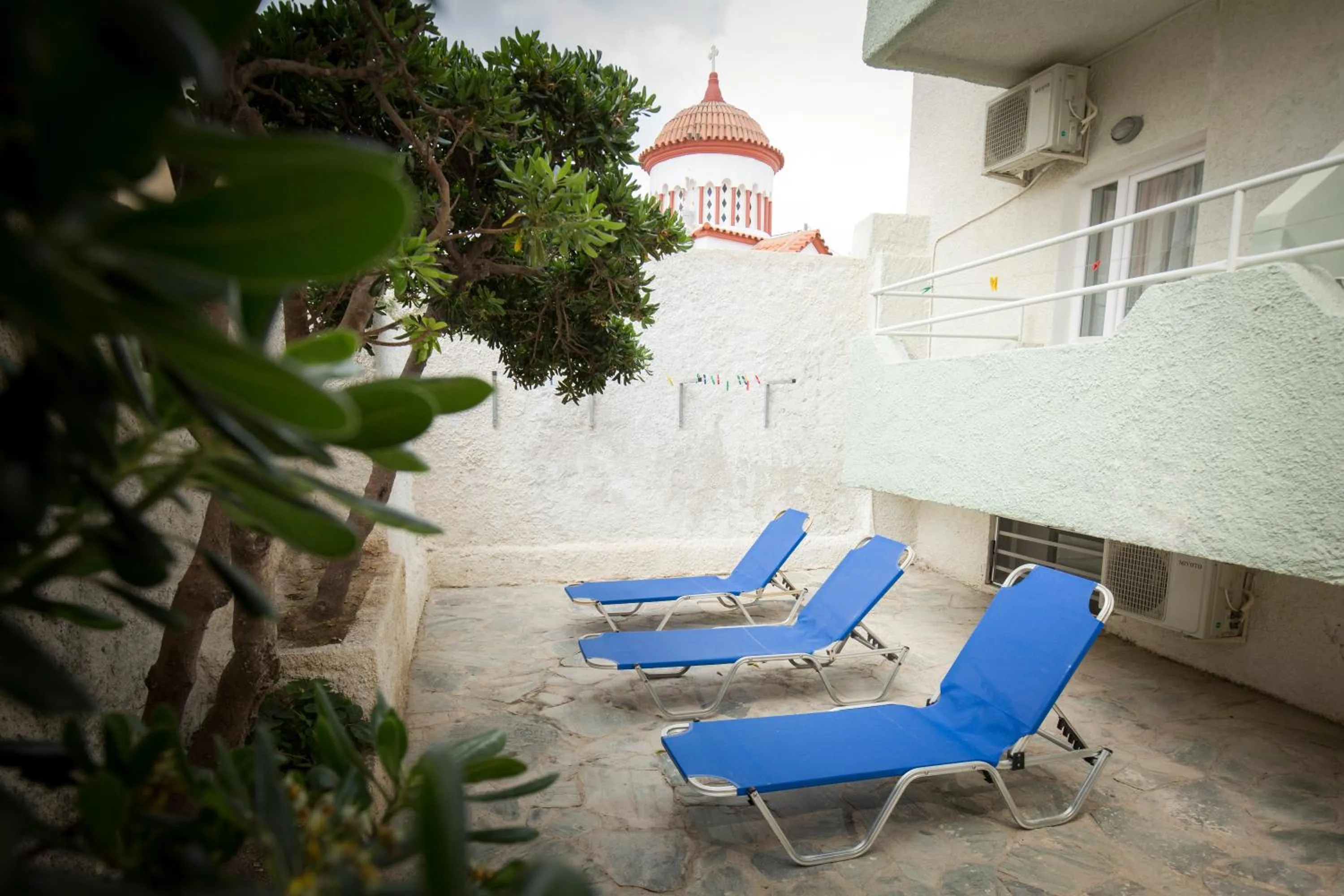 Balcony/Terrace in Kissamia - Self Check In Only - Next to Night Clubs