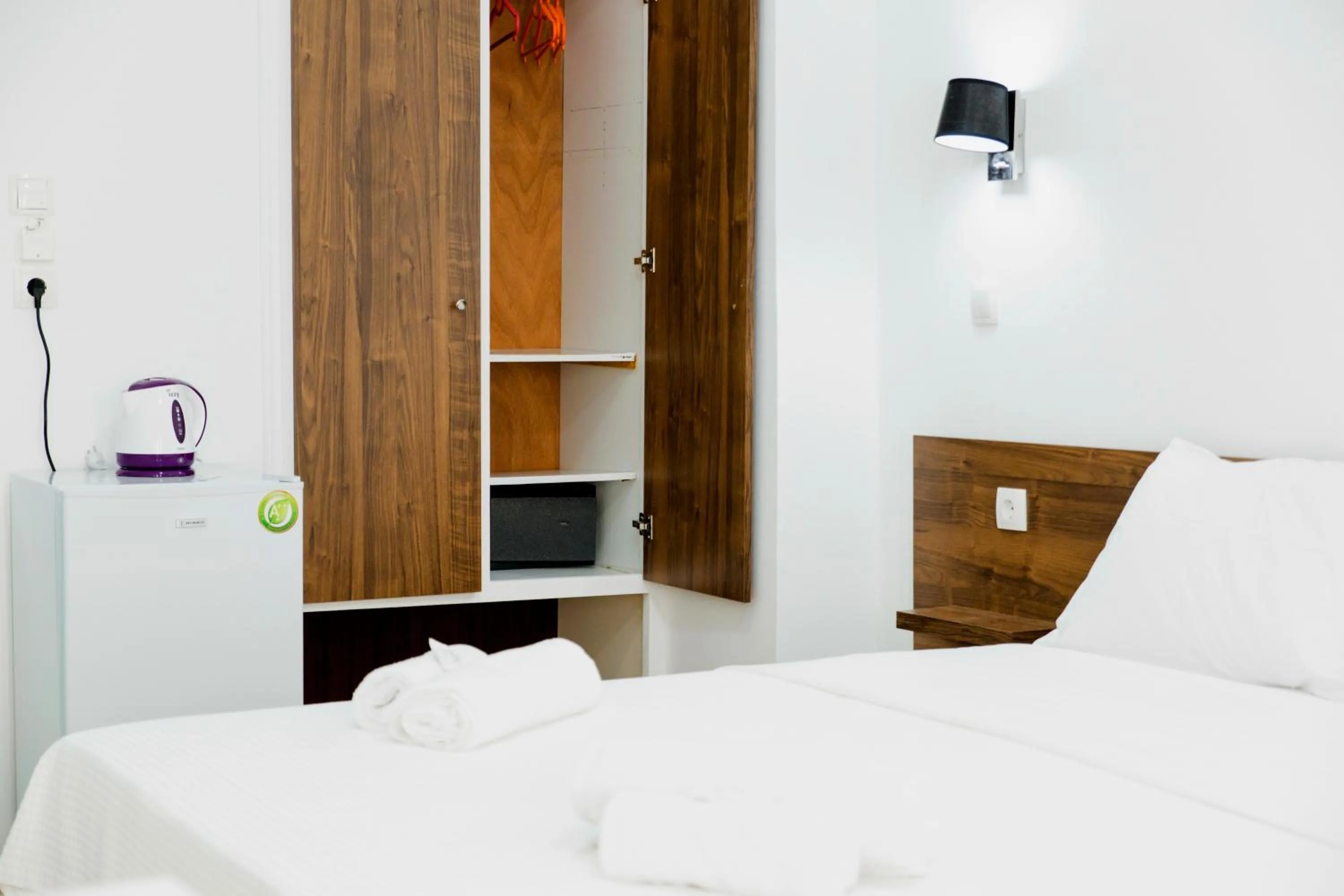 Bedroom, Bed in Kissamia - Self Check In Only - Next to Night Clubs