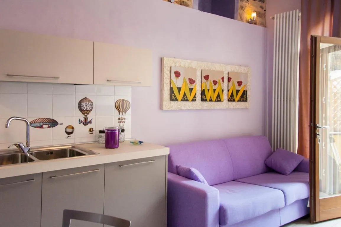 Kitchen or kitchenette in Appartamenti Antico Frantoio Doria