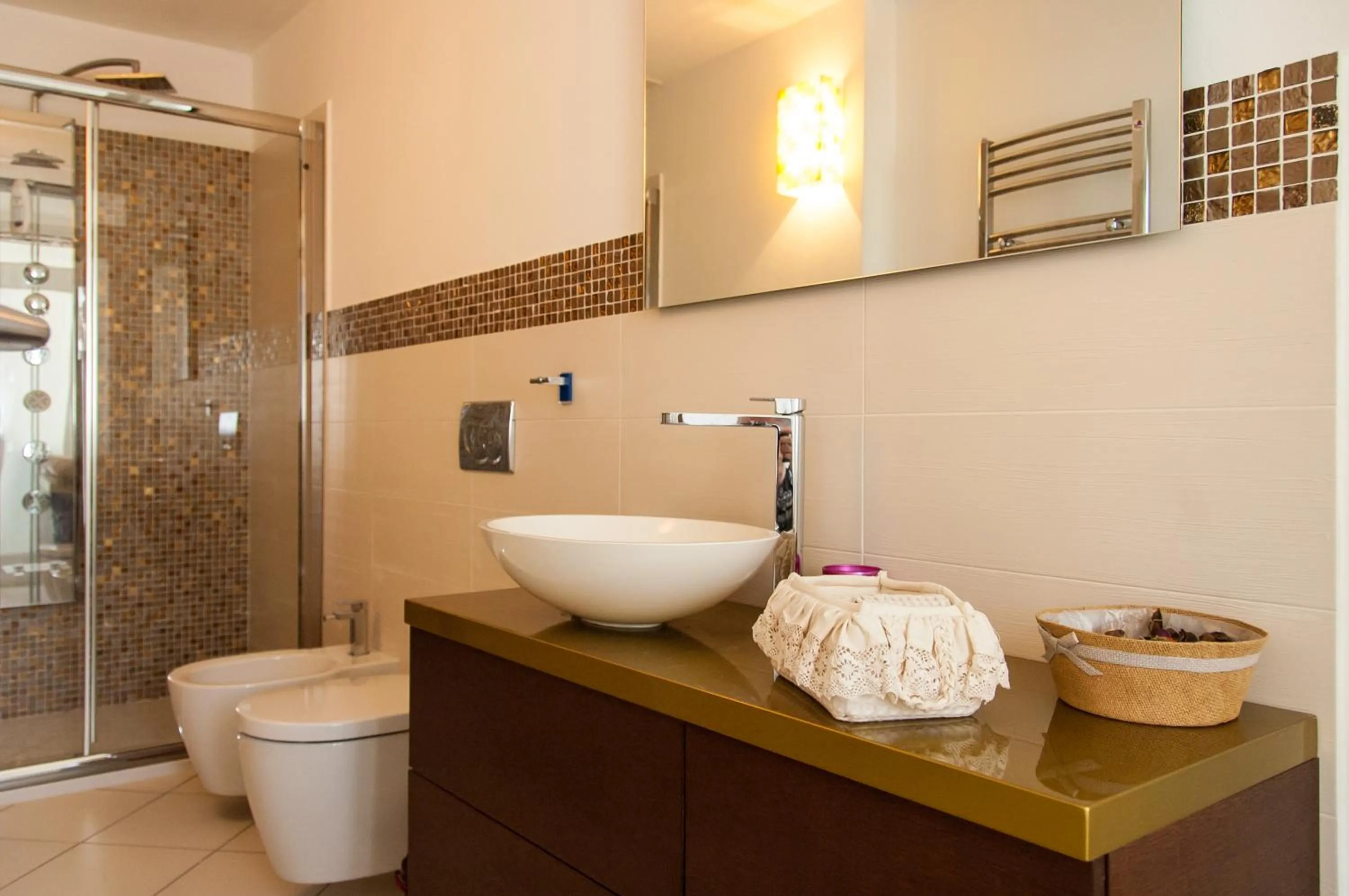 Bathroom in Appartamenti Antico Frantoio Doria