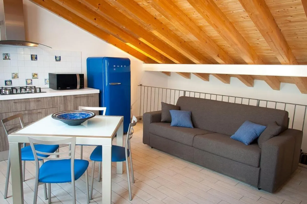 Kitchen or kitchenette in Appartamenti Antico Frantoio Doria