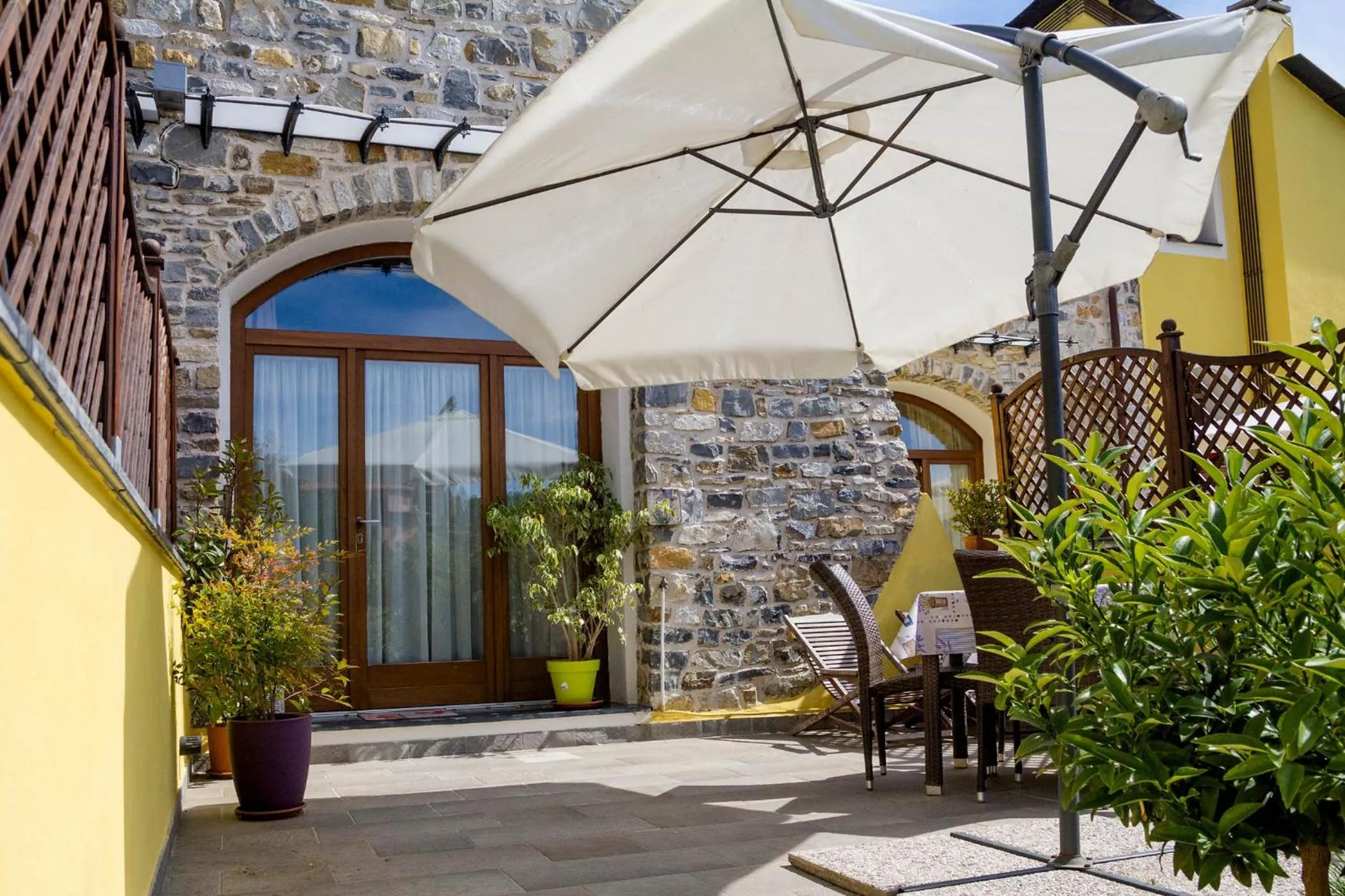 Balcony/Terrace in Appartamenti Antico Frantoio Doria