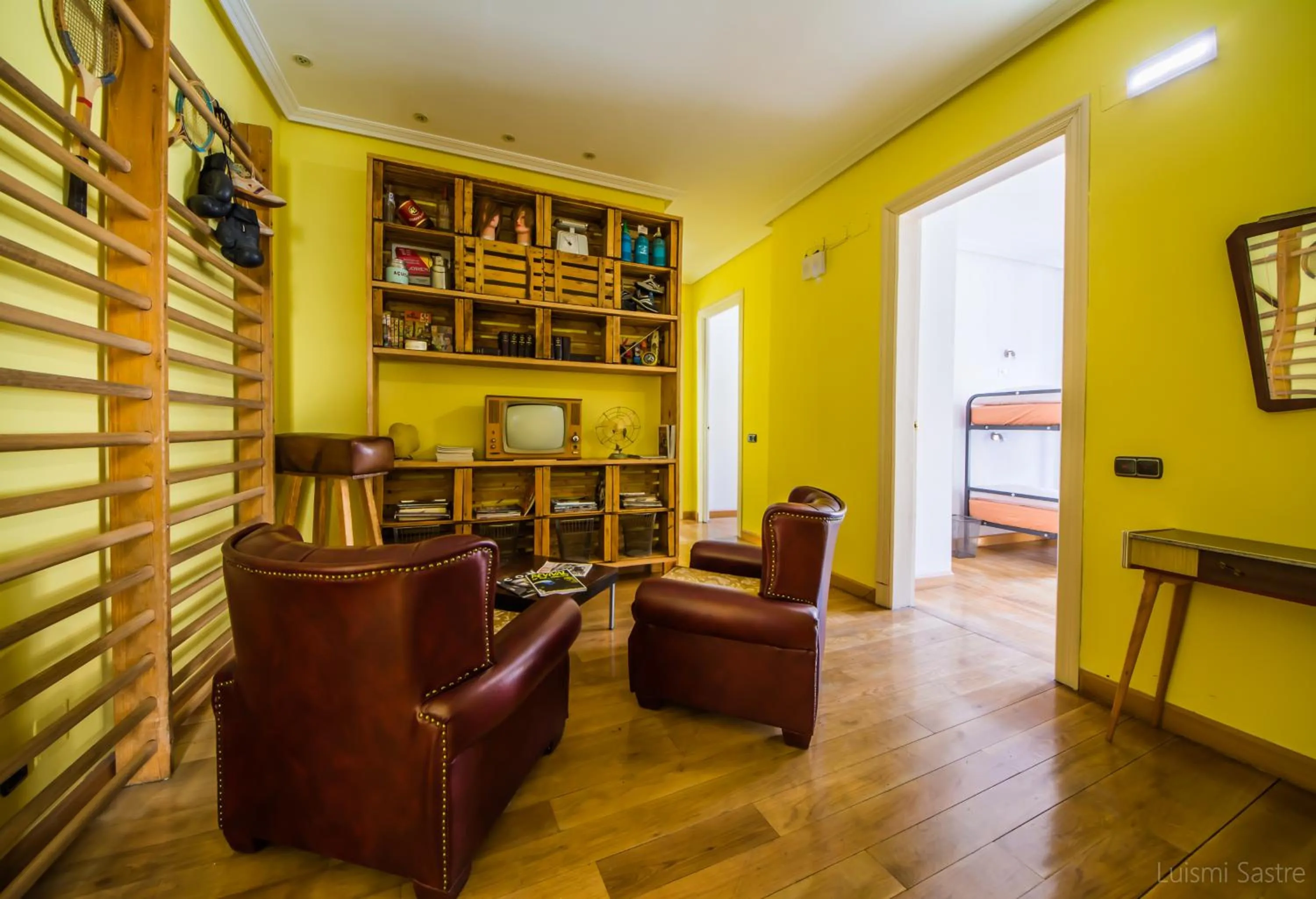 Living room in Hostel Covent Garden by gaiarooms